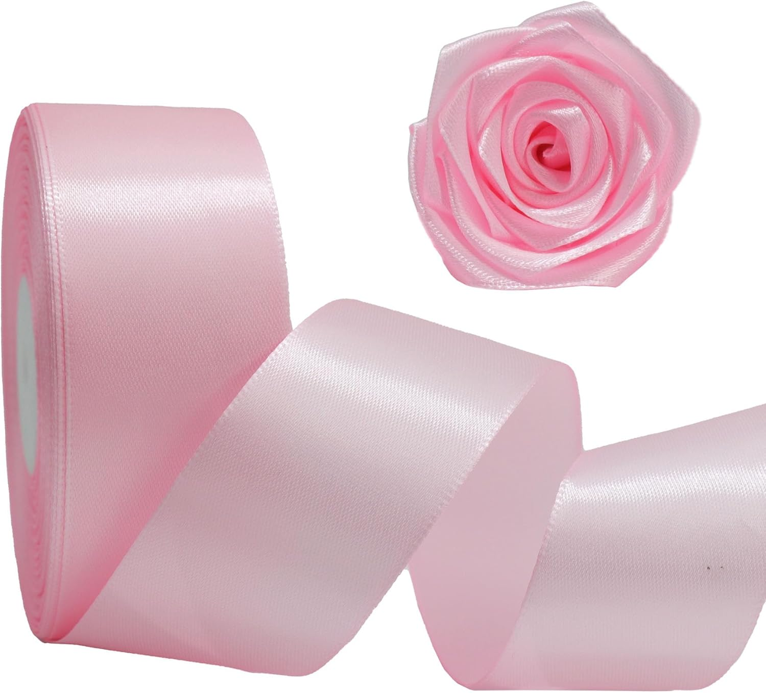 Royal Blue Ribbon 1-1/2 Inch Satin Ribbon Single Face Fabric Ribbon for Gift Wrapping, Roses Making, Bows, Flower Bouquet, Handmade Crafts, Birthday Wedding Party Decoration 30 Yards