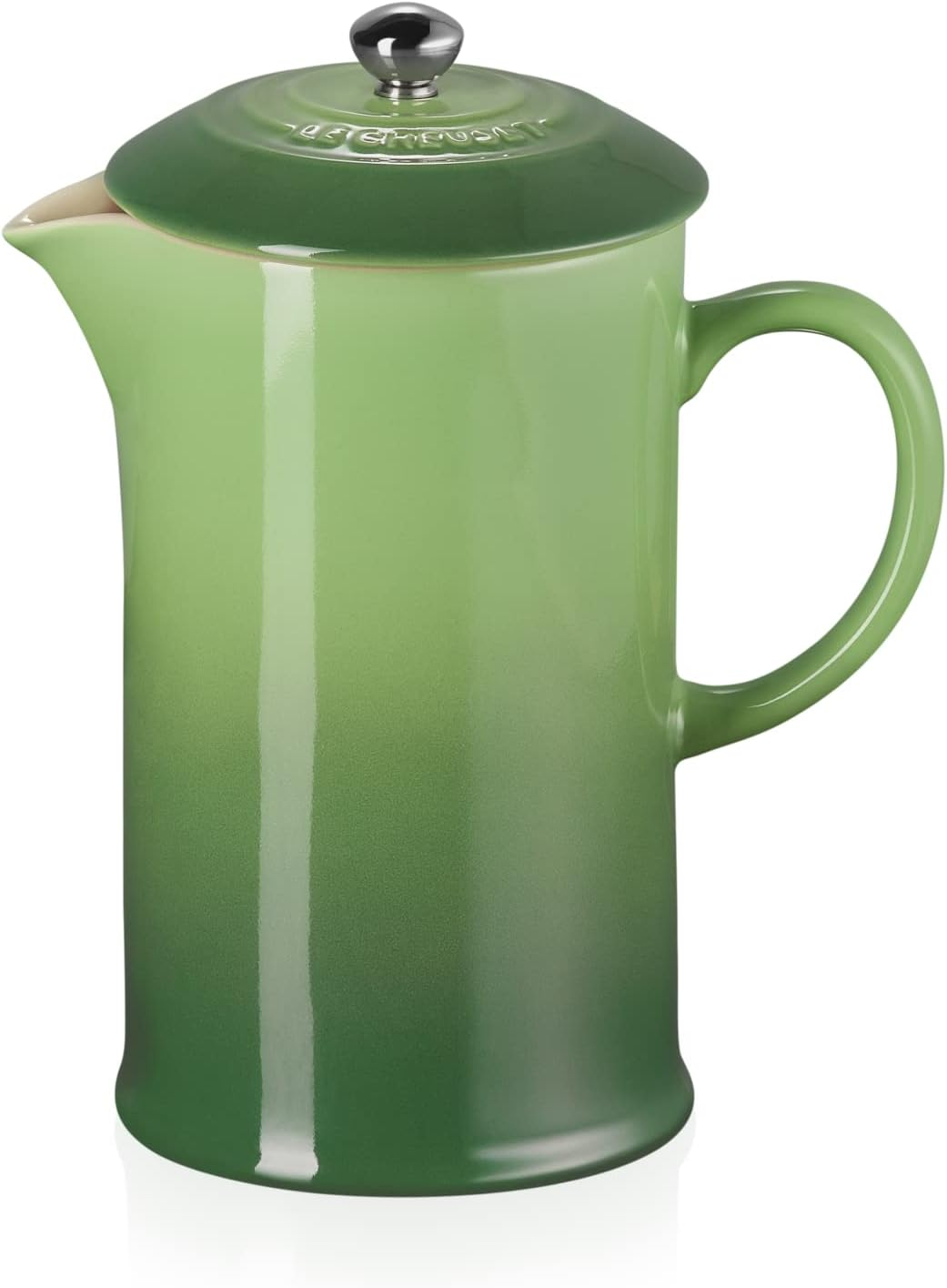 Le Creuset Stoneware Cafeti&egrave;re French Press with Stainless Steel Plunger, 1 Litre, Serves 3-4 Cups, Bamboo, 60706084080003