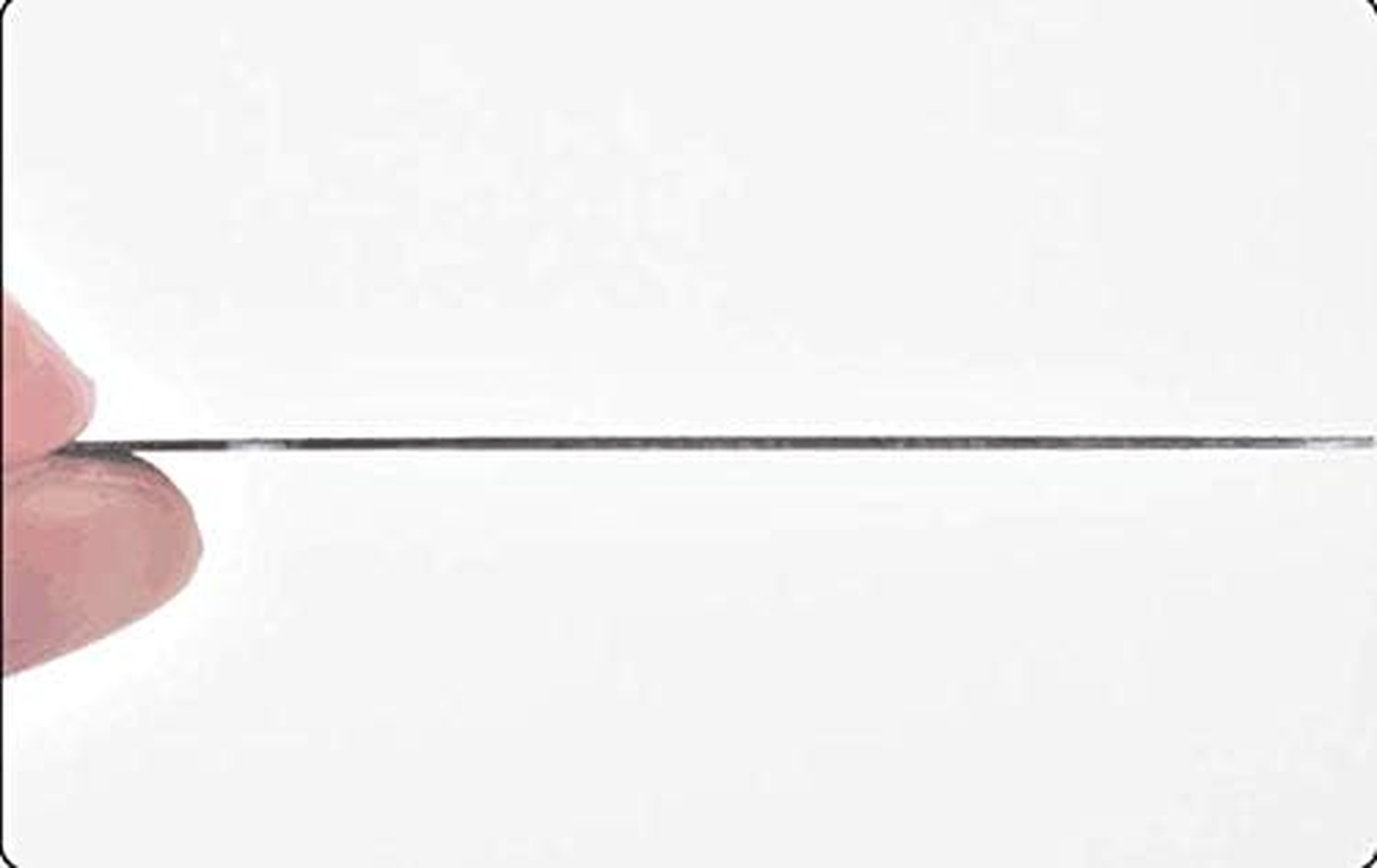 QUUPY 10PCS Silver Stainless Steel Double-Sided Nail File with Curved Tip Finger Slit Knife Polished Plate Finger Trim Manicure Tool for Hand and Foot Care in Nail Salon image number 5