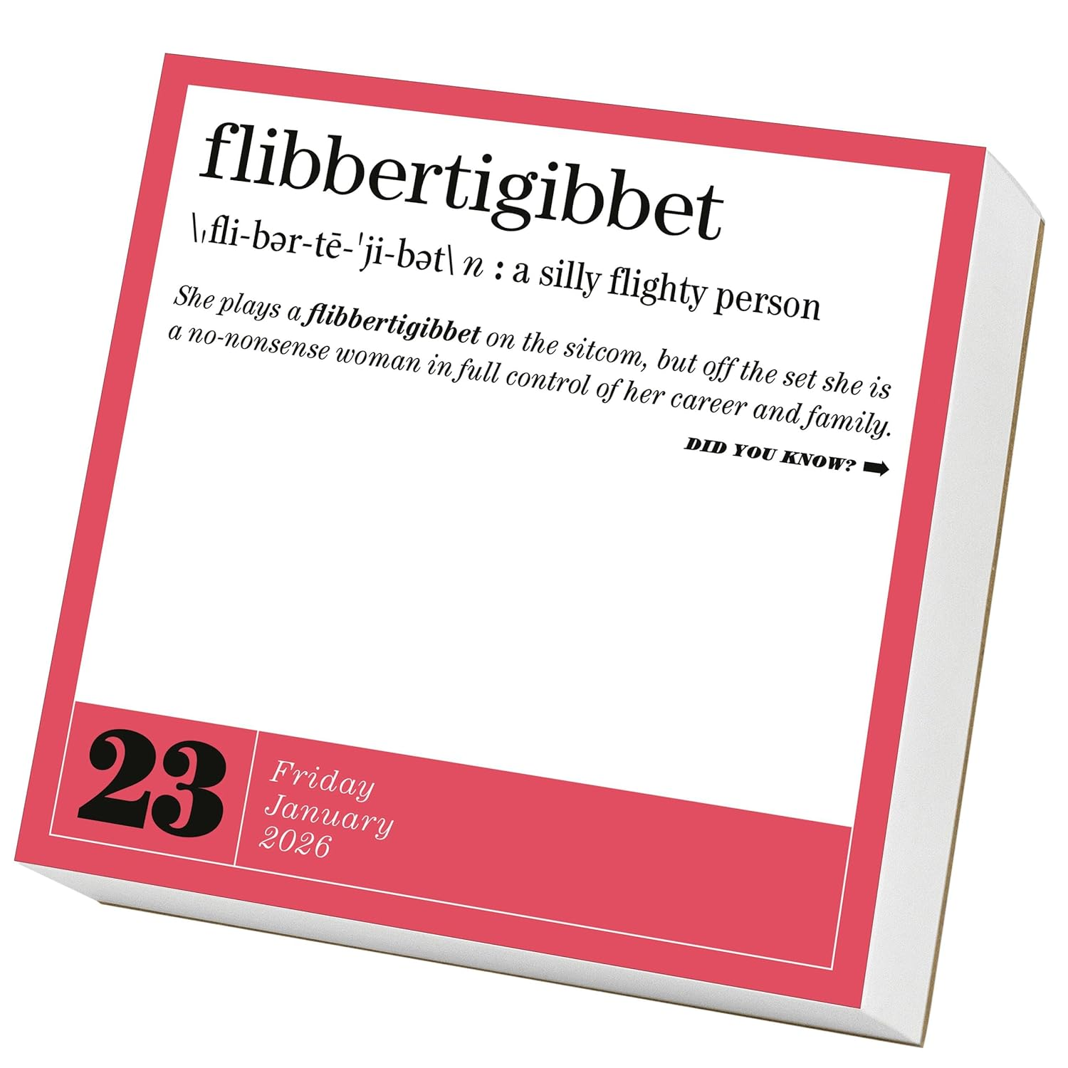 365 New Words-A-Year Page-A-Day Calendar 2026: from the Editors of Merriam-Webster image number 1