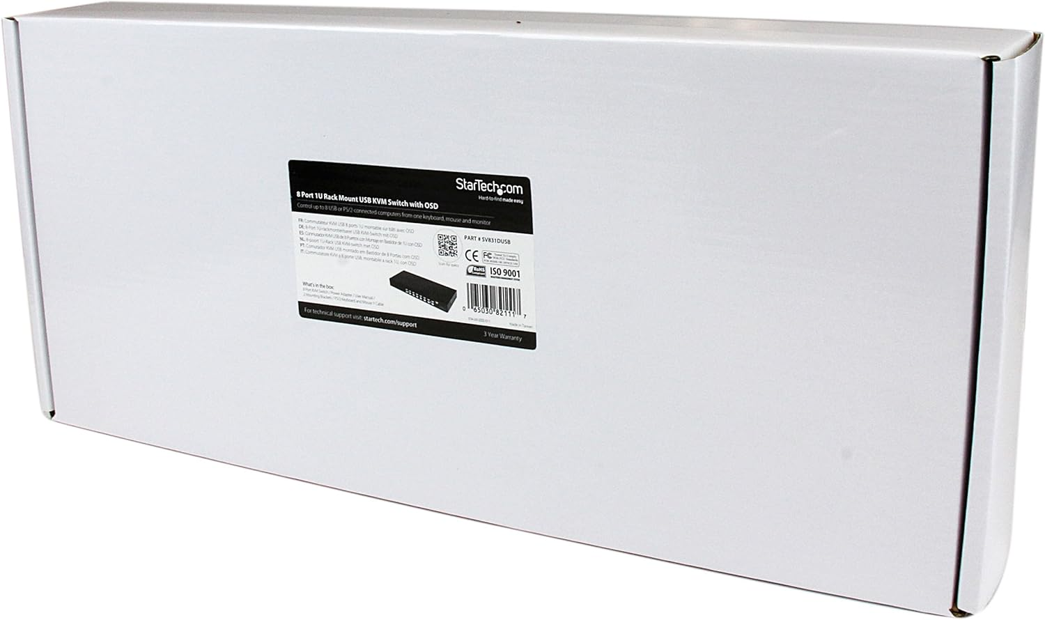 Startech.Com 8 Port 1U Rack Mount USB PS/2 KVM Switch with OSD (SV831DUSB) image number 5