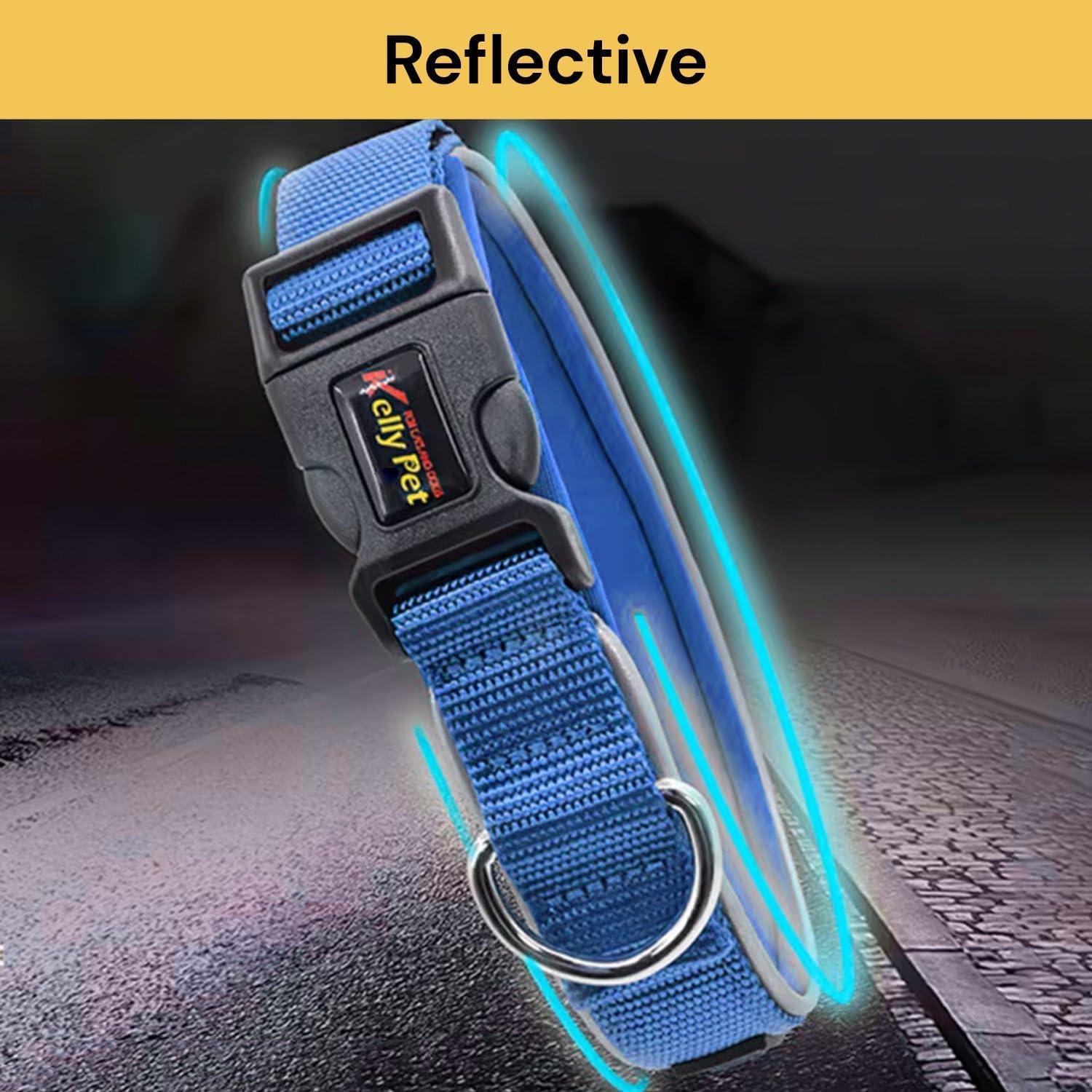 EZONEDEAL Heavy Duty Dog Collars for Medium Dogs - Nylon Puppy Collar, Medium Dog Collar, Pet Collar Suitable for Most of Male Female Dogs - Adjustable Breathable (Medium, Orange) image number 4