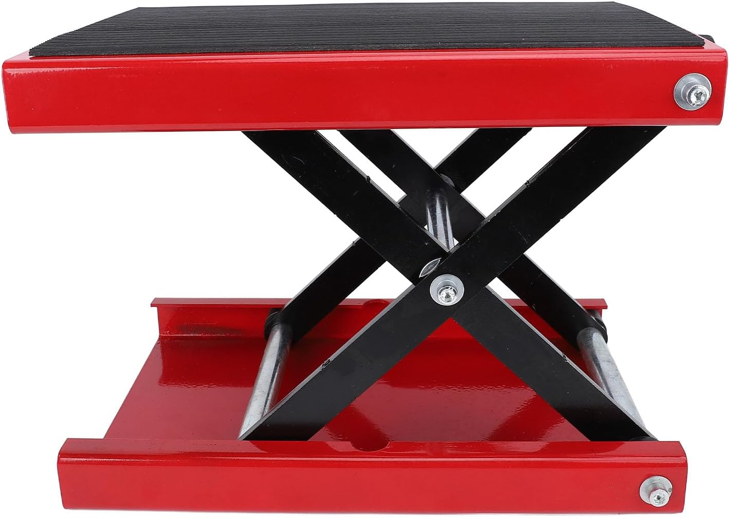 Motorcycle Lift Scissor Jack, 1100LB Foldable Center Hoist Crank Stand, 3.35 to 13.39In Height Adjustable, Heavy Duty Metal Motorbike Lift Jack Stand for Motorbike, ATV, Sport Bike image number 4