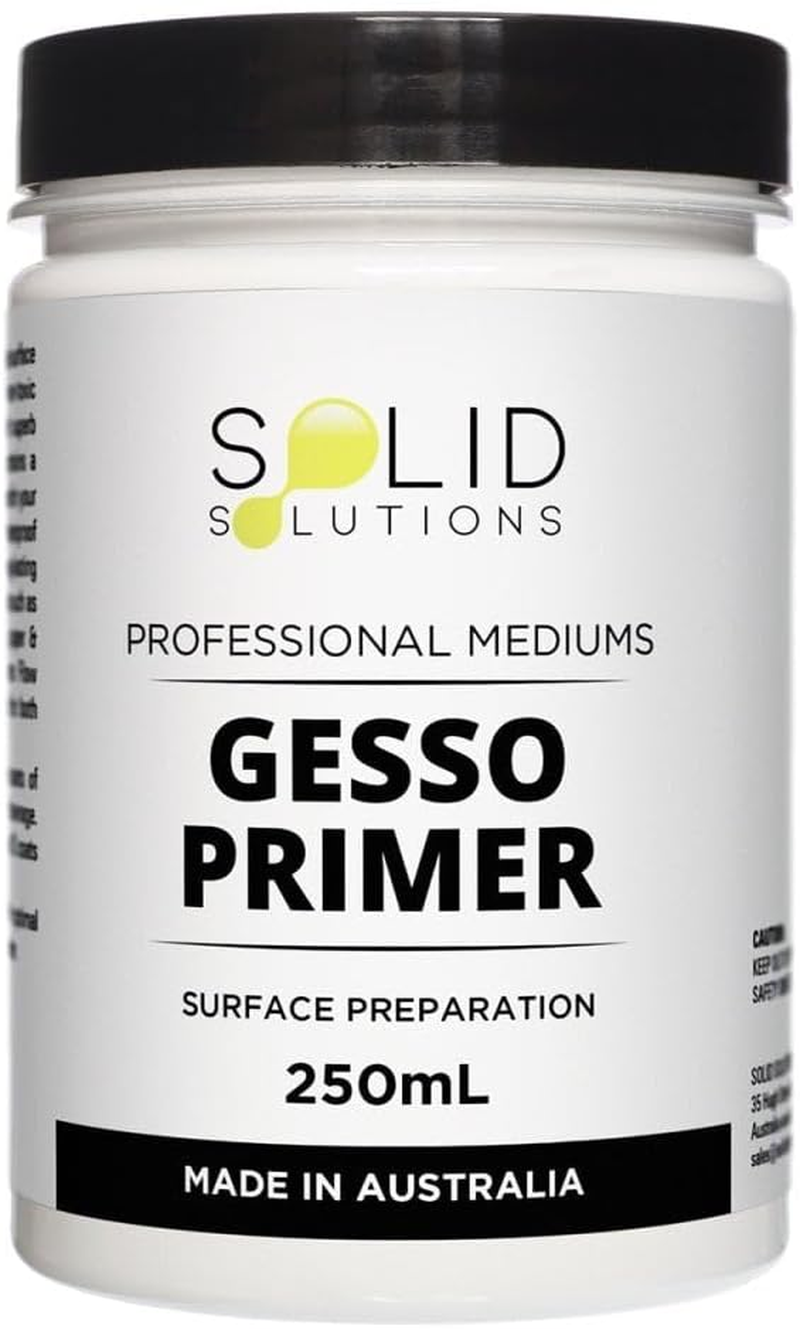 Solid Solutions Acrylic Gesso Primer | White 250Ml