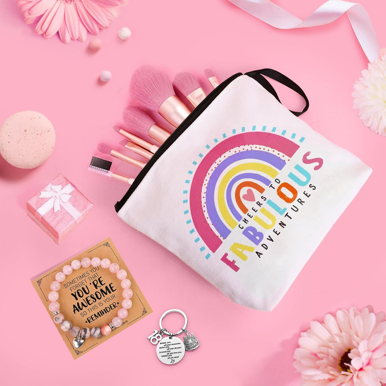 18Th Birthday Gifts for Girls, 18 Birthday Gift Idea for Her, Happy Birthday Gifts Set for 18 Year Old Girl Daughter Sister Best Friend Girlfriend image number 3