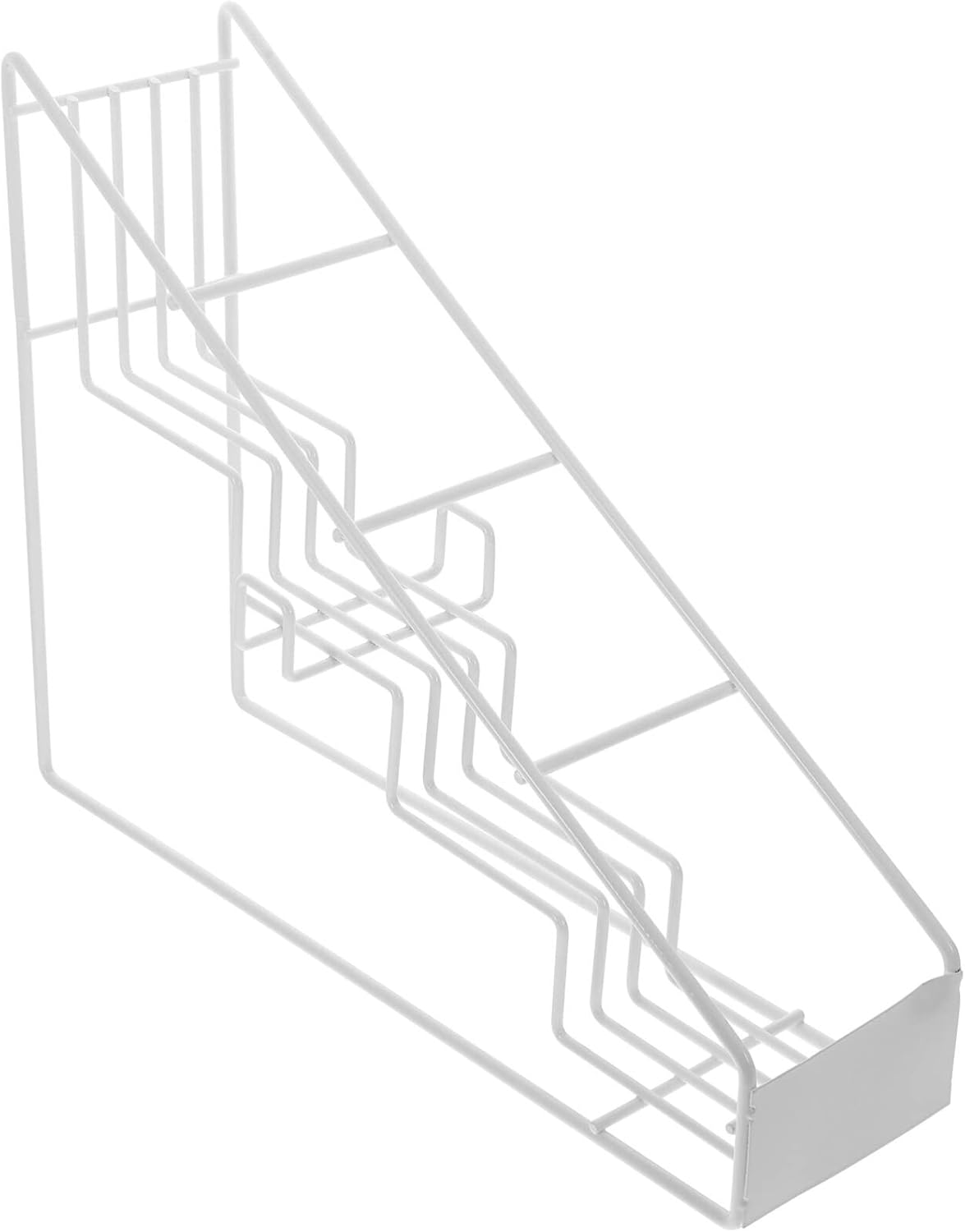 UPKOCH Stainless Steel Syrup Display Stand Stepped Shelf Design for Organizing Syrups Spices and Items in Kitchenware Storage for Shop Home Use Random Color image number 1