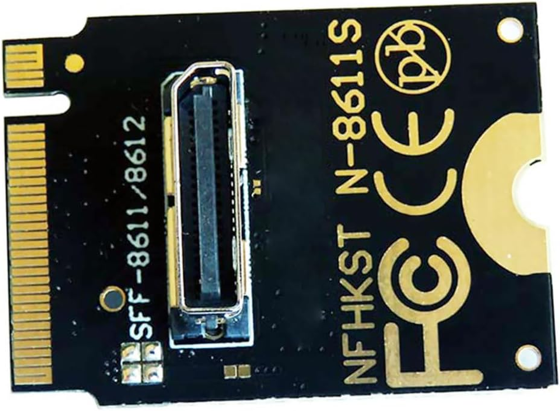 Cablecc Oculink SFF-8611 to U.2 U.3 SFF-8639 NVME Pcie Pci-Express SSD Cable for Mainboard SSD