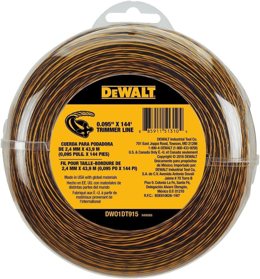 DEWALT DWO1DT801 String Trimmer Line, 50-Feet by 0.080-Inch image number 2