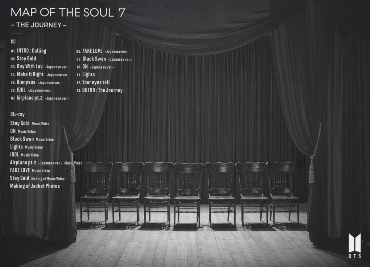 Map of the Soul: 7 &ndash; the Journey (Version A) (Limited Edition Cd/Blu-Ray/Booklet/Photo Card)