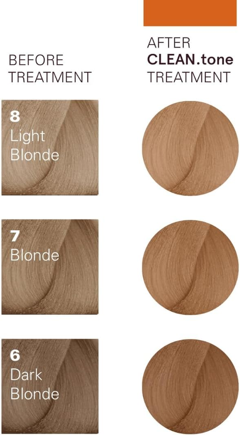 O&M Clean.Tone Caramel Colour Treatment for Blonde to Very Light Blonde Hair- 200Ml- Clean from Sulfates, Parabens, Silicones, MIT, Phthalates,Triclosan, Propylene Glycol & Gluten, PETA Certified, Vegan and Cruelty Free