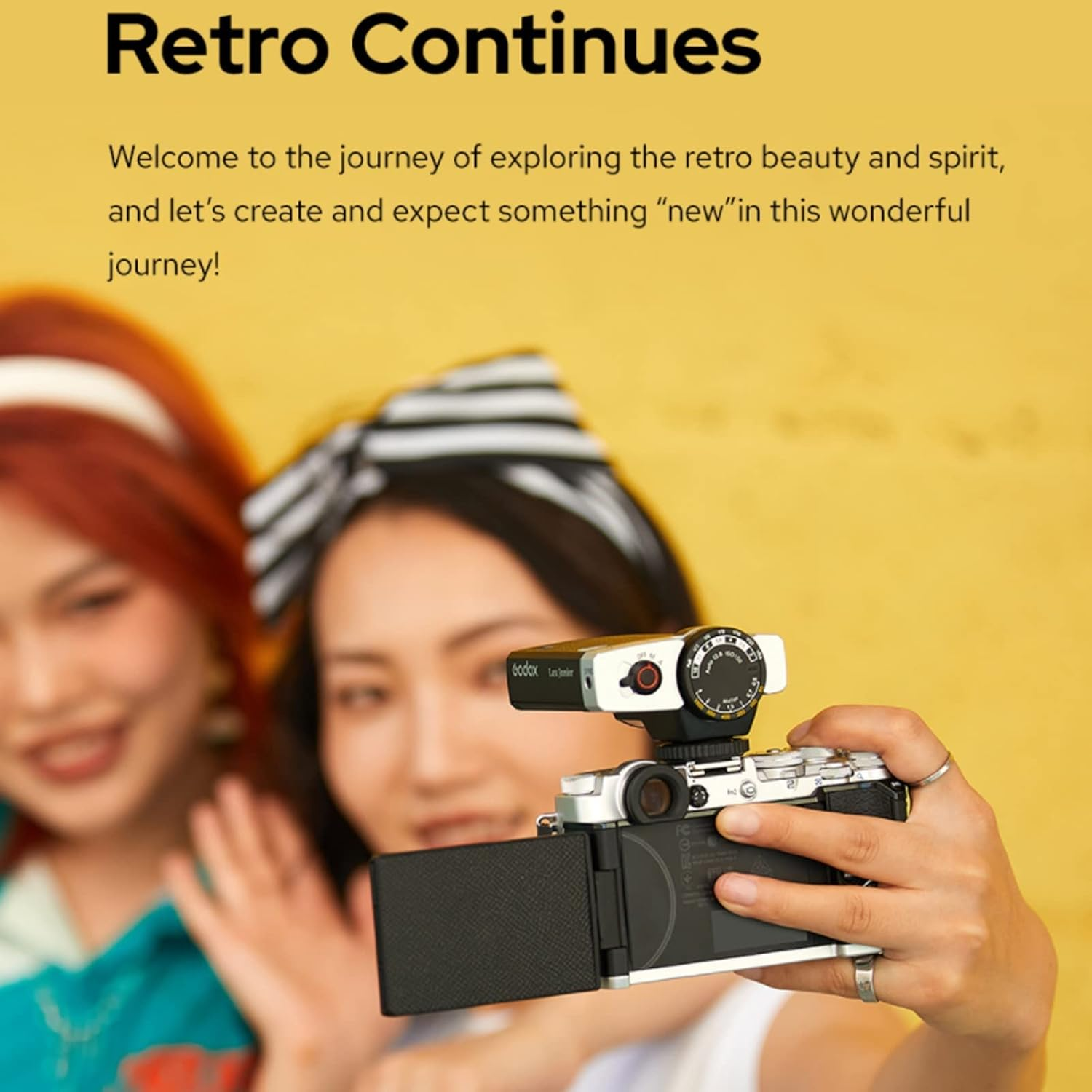 Godox Lux Junior Camera Flash Speedlight Speedlite, 6000K 200K GN12 7 Levels Speedlight Flash for Fujifilm, Canon, Olympus, Sony image number 4