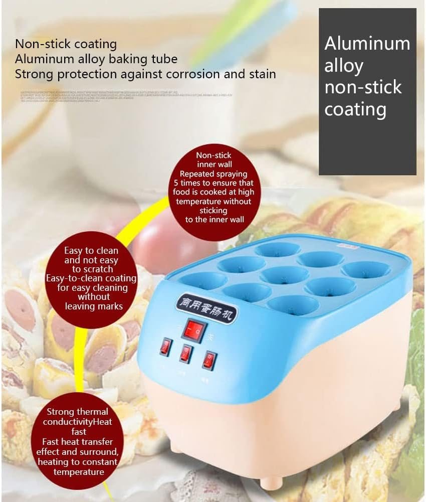 Automatic Egg Rolling Machine Electric Egg Roll Omelet Maker Sausage Machine Egg Boiler Intelligent Constant Temperature Breakfast Machine Kitchen Cooking Tool image number 3