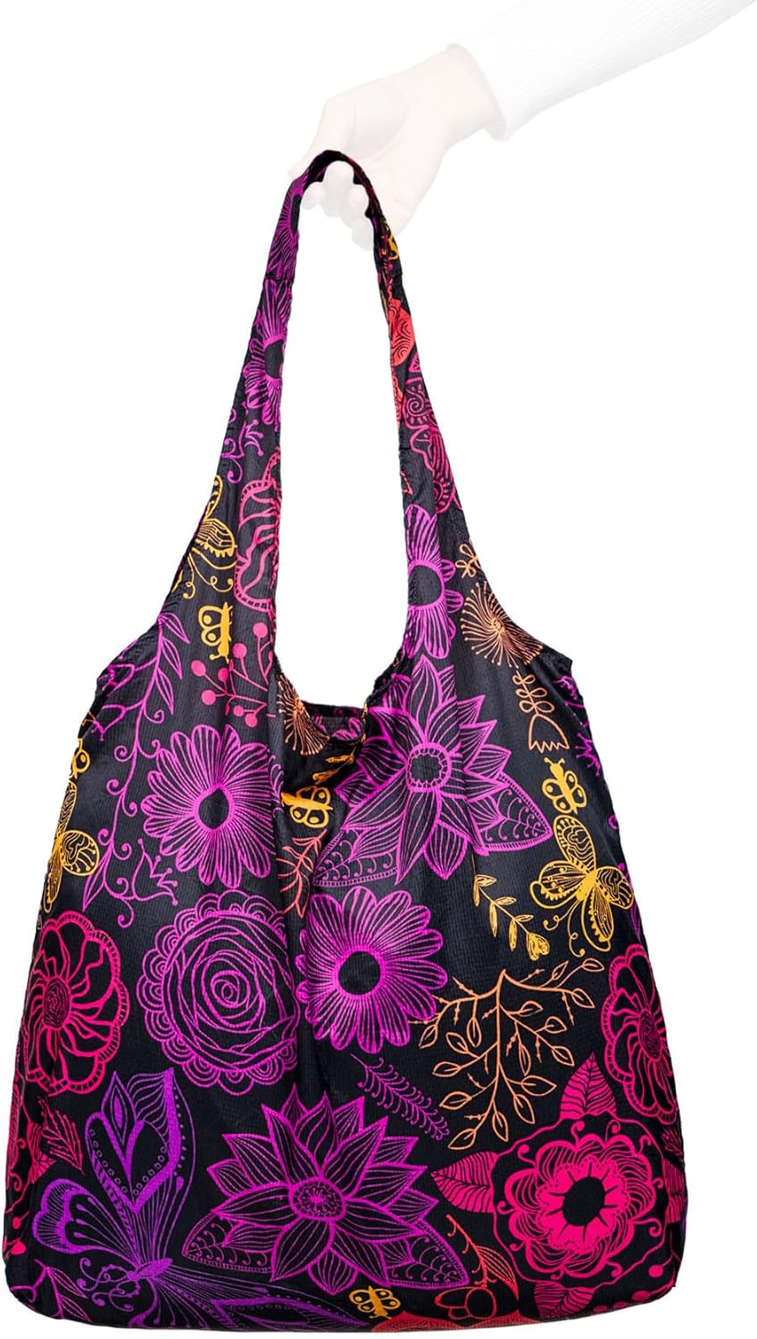 Nanobag - Ultra-Lightweight Compact Tote Shopping Bag - Reusable, Tiny and Eco-Friendly Foldable Multipurpose and Stylish