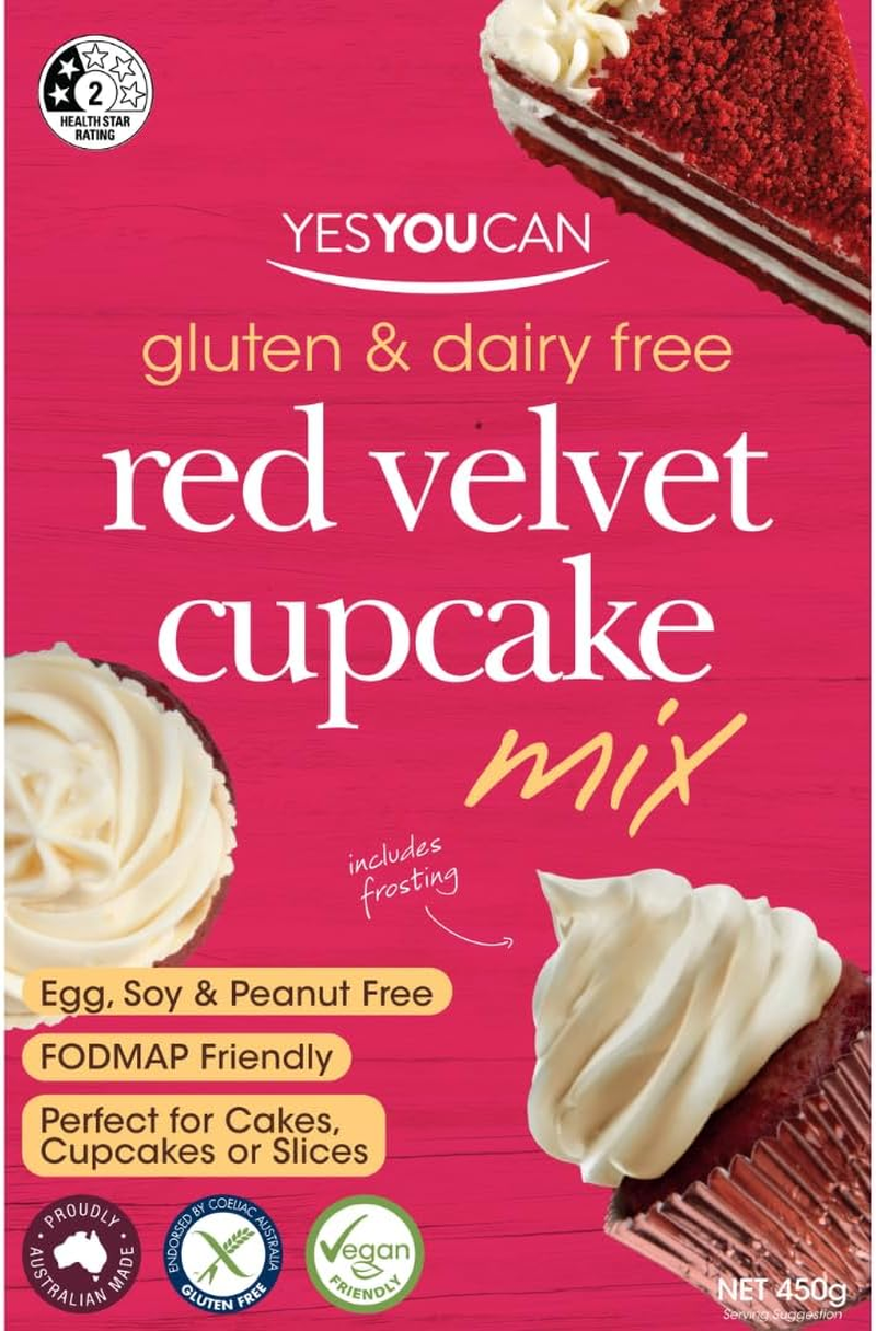 Gluten Free Red Velvet Cupcake Mix 6X450G image number 1