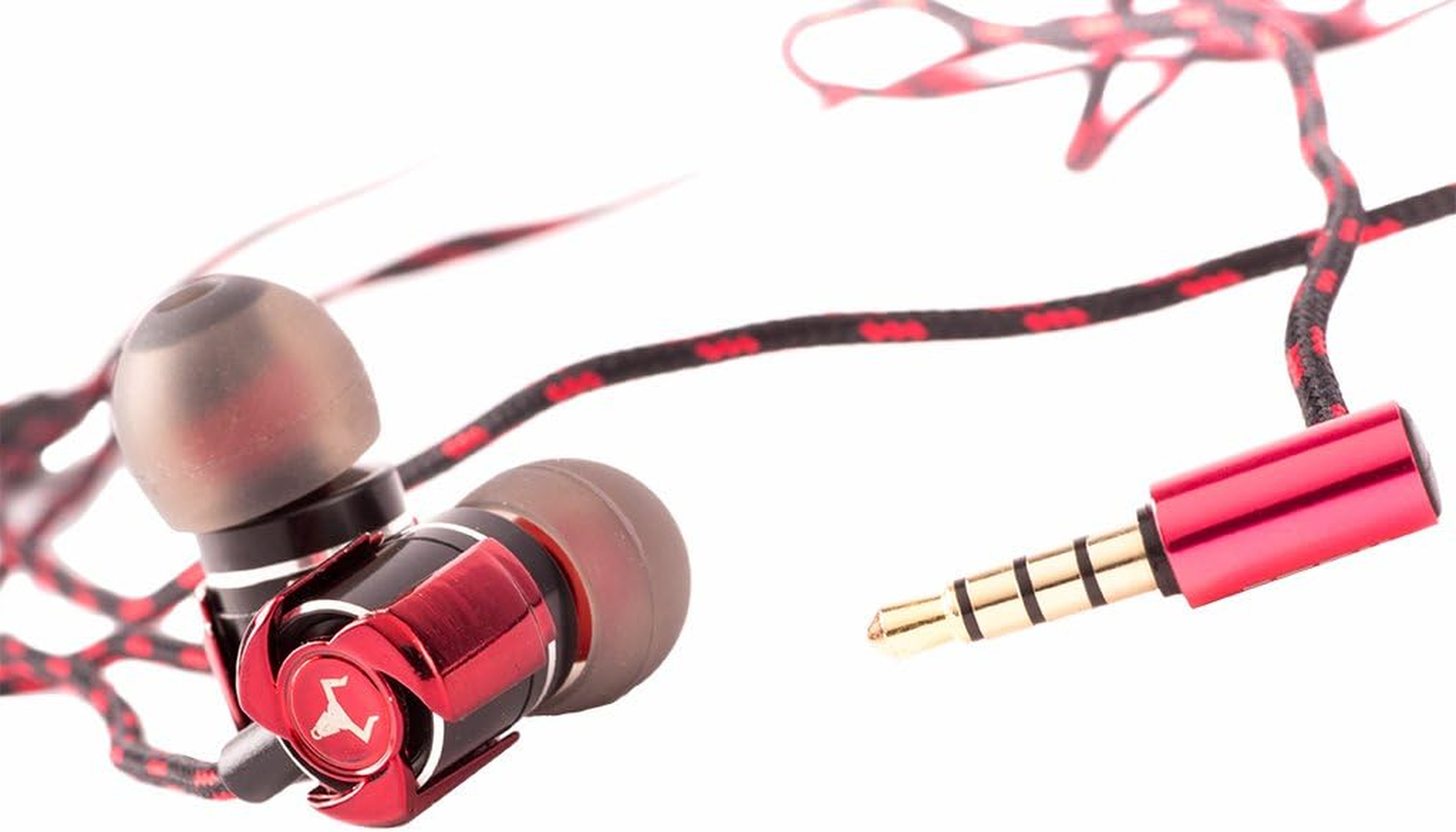 ITEK Taurus IE100 Binaural Headset with Wireless, Black, Red Headphones and Micro - Headsets and Pickups (Wired, Headset, Binaural, In-Ear, 20-20000 Hz, Black, Red)