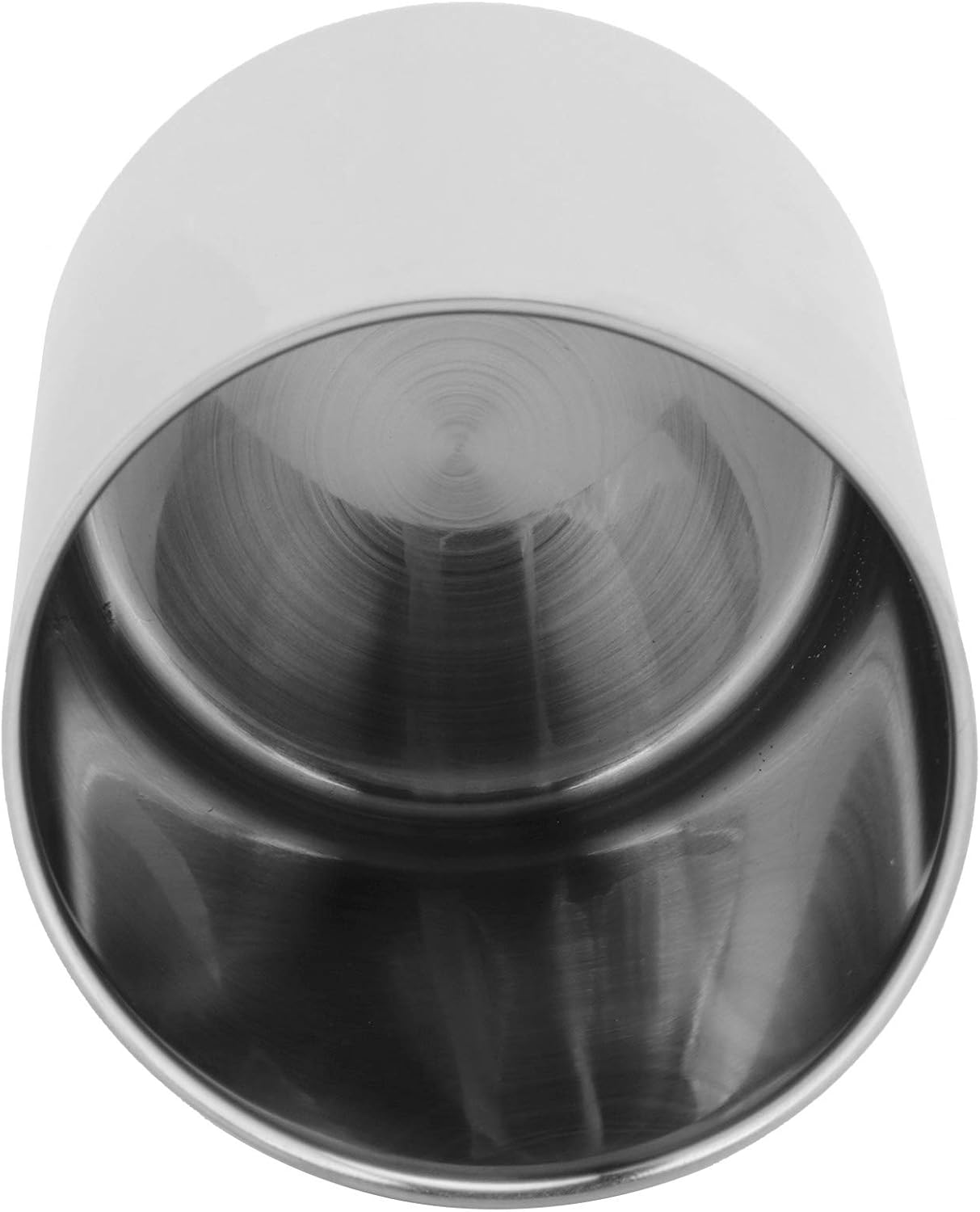 Stainless Steel Pencil Cup with Modern Design, Space-Saving, Multipurpose Organizer for Desk, Counters, Dressers, Tabletops, Premium Quality, Stable Placement (Gold)