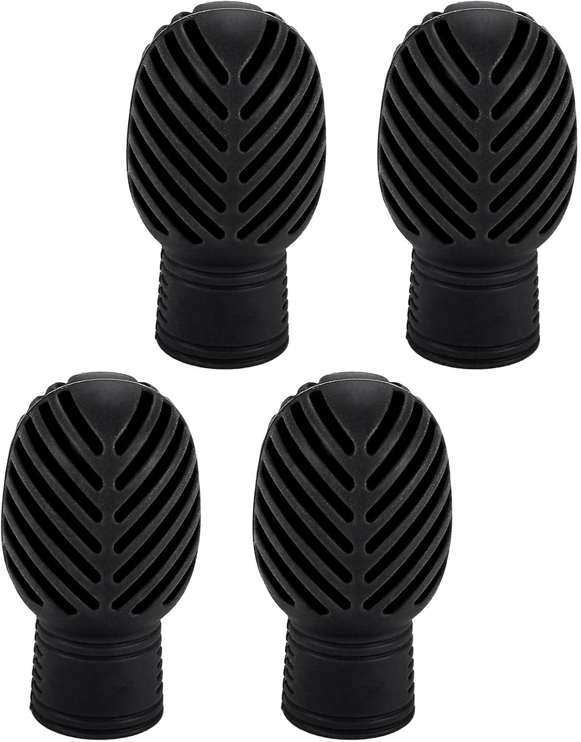 Humdcdy Drum Stick Dampeners - Silicone Drumstick Tips for Mute Clacking Sound - Musical Instruments Accessory, Silicone Drumstick Tips, Mute Clacking Sound for Silencing Drumming