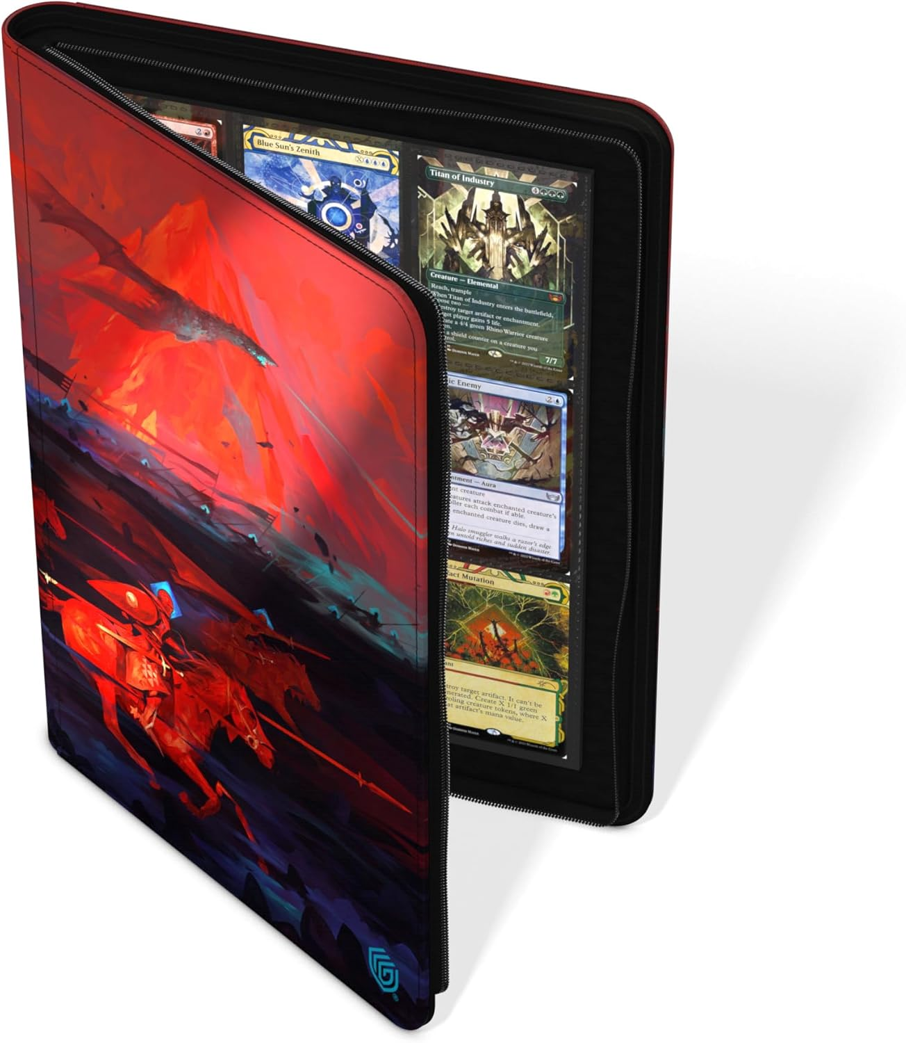 Ultimate Guard Xenoskin Zipfolio 360 2024 Exclusive Dominik Mayer: Crowned with Fire Portfolio image number 2