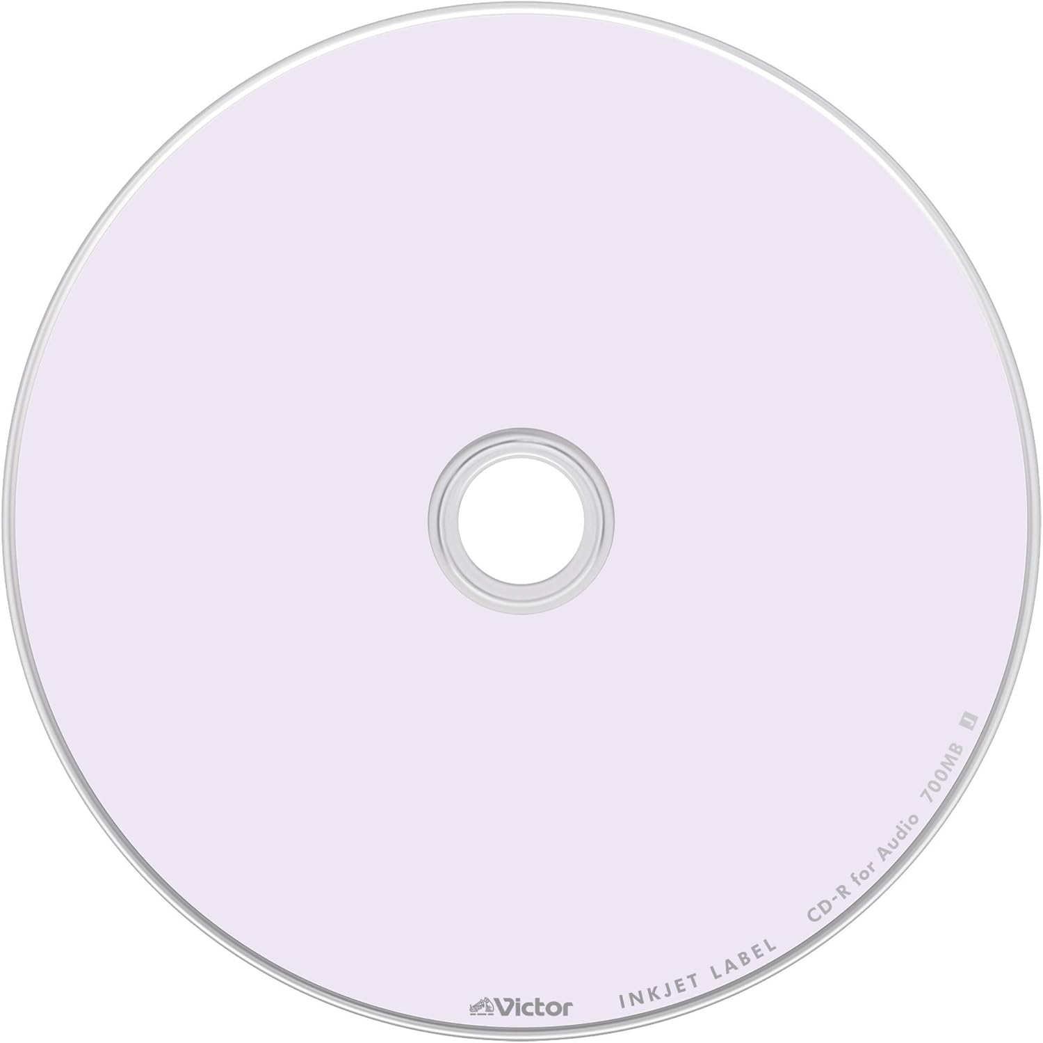 Victor AR80FPX20SJ1 Music CD-R, 80 Minutes, 20 Sheets, Color Mix Printable image number 2