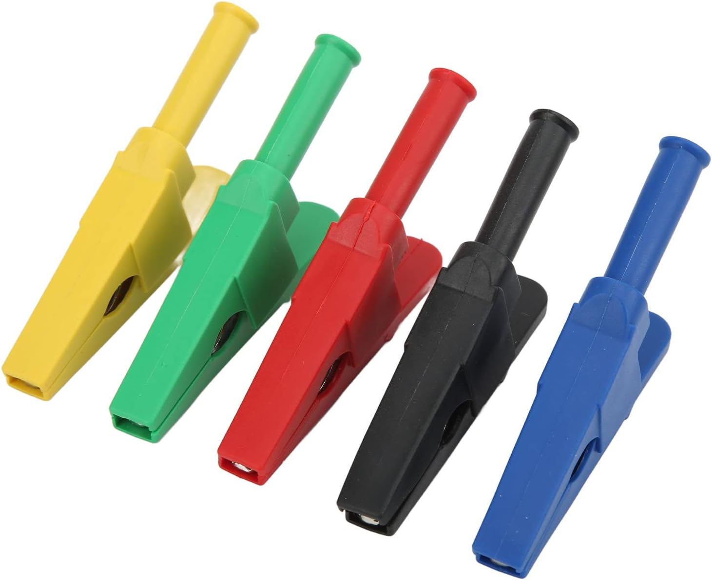 Domary 10Pcs Electric Test Clips Reliable Power Testing Clips for Electronic Circuits 20Mm Opening image number 2