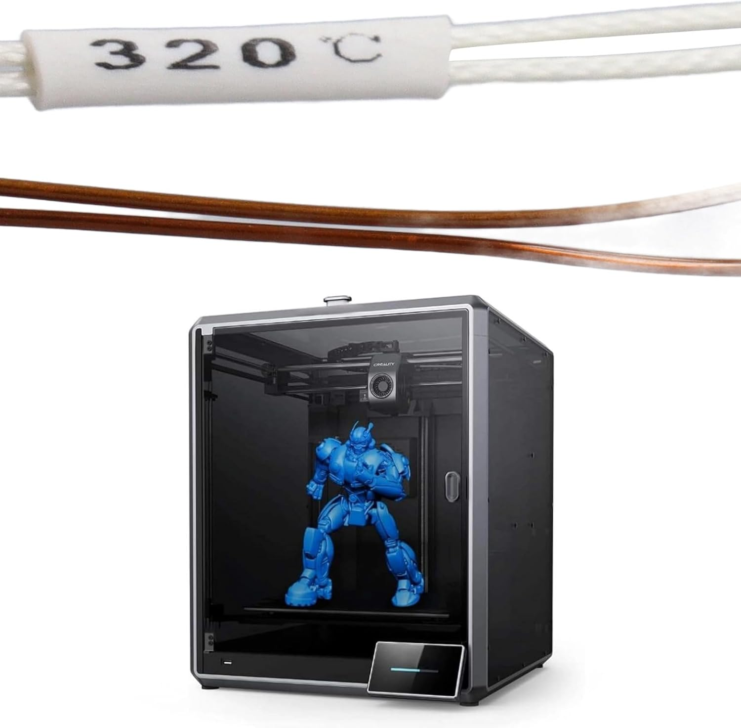 Ceramic Heater Thermistor Kit 60W for CREALITY K1/K1 Maximum, 3D Printer Hotend Replacement Accessories, Creality K1 Thermistor, K1 Max Thermistor, Creality Thermistor image number 3