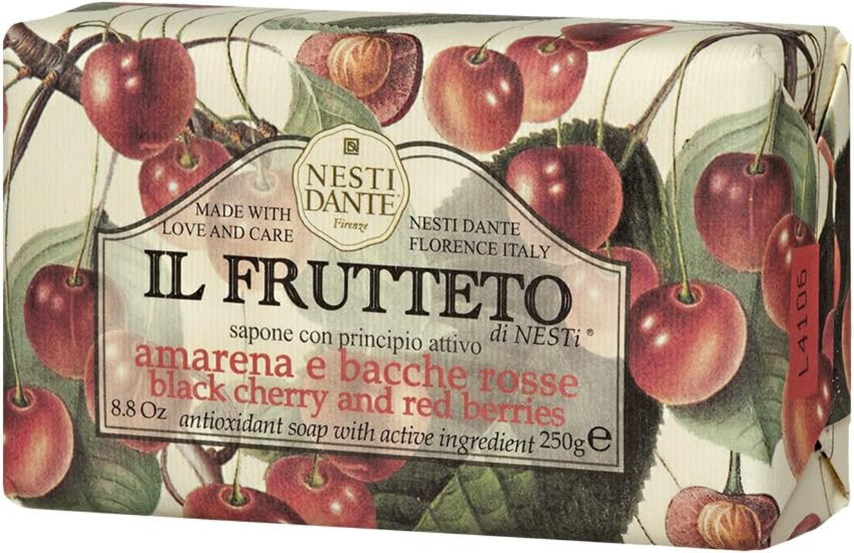 Nesti Dante Il Frutteto Black Cherry & Red Berries (Hand Soap Made from Natural Ingredients, Long-Lasting Fragrance, Soap) 644107 image number 3