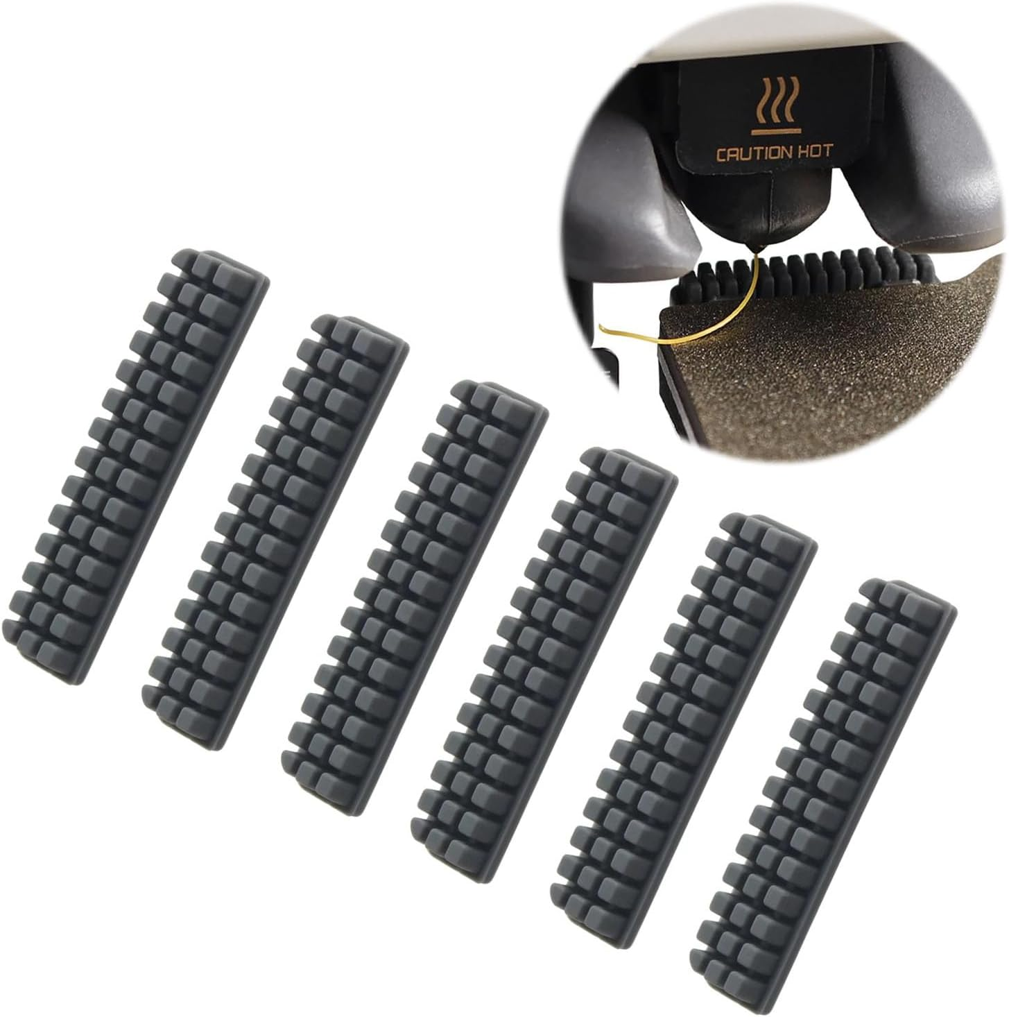 6 PCS A1 3D Printer Nozzle Brush Replacement Kit, Nozzle Wiper Cleaning Tool for 3D Printer Hotbed image number 2