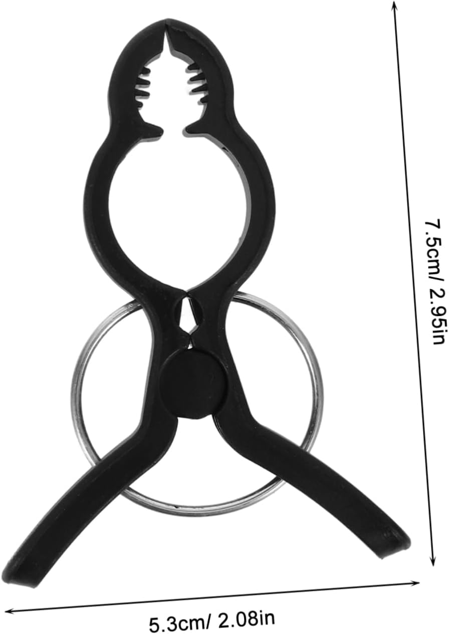 GAROZATION 20Pcs Plant Support Clips and Tomato Vine Clamps for Climbing Plants Black Garden Grafting Clips for Tomato Stakes and Flower Vines Supplies for Outdoor Gardening And image number 3