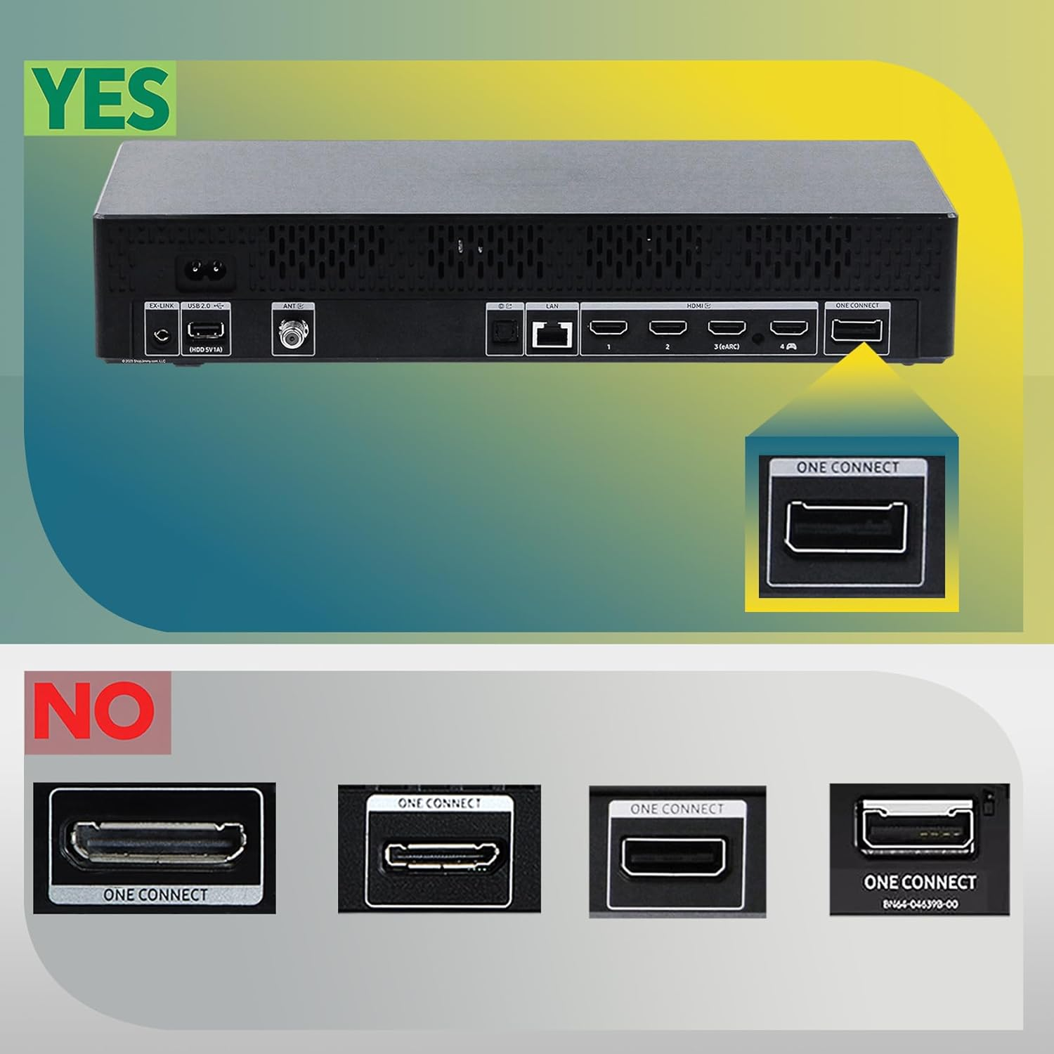 BN39-02470A 5M /16Ft One Connect Cable Only Compatible with Samsung Frame Tv One Connect Cable for LS03FA LS03DA LS03BA LS03AA LS03RA LS03TA Q85R Q90R Q95T（All 8K and 32" Frame TV Cannot Be Used） image number 5