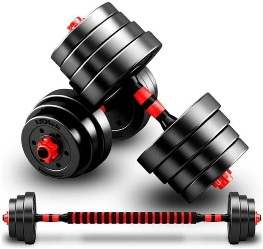 Fitness Master 40Kg Adjustable Dumbbell Set Barbell Home GYM Exercise Weights image number 1