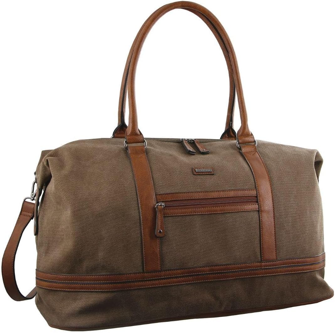 Pierre Cardin Canvas Overnight Bag