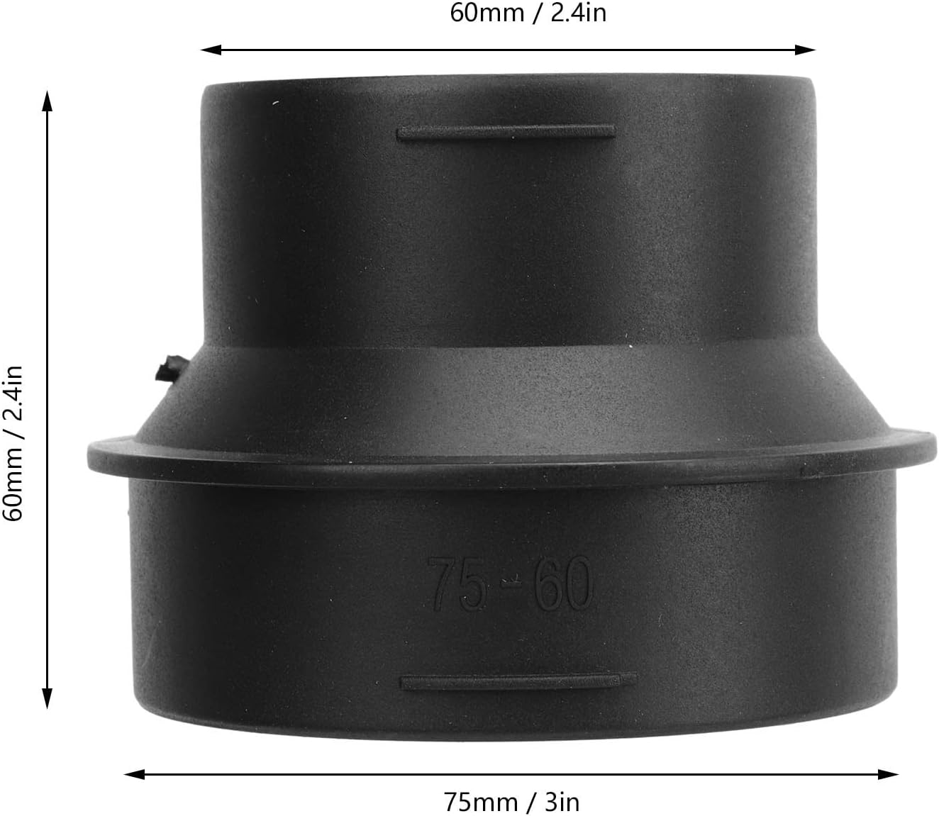 Durable Parking Heater Adapter Tube Easy Installation for Webasto/Eberspaecher Heater,2Pcs Hose Connectors for Car Heating System