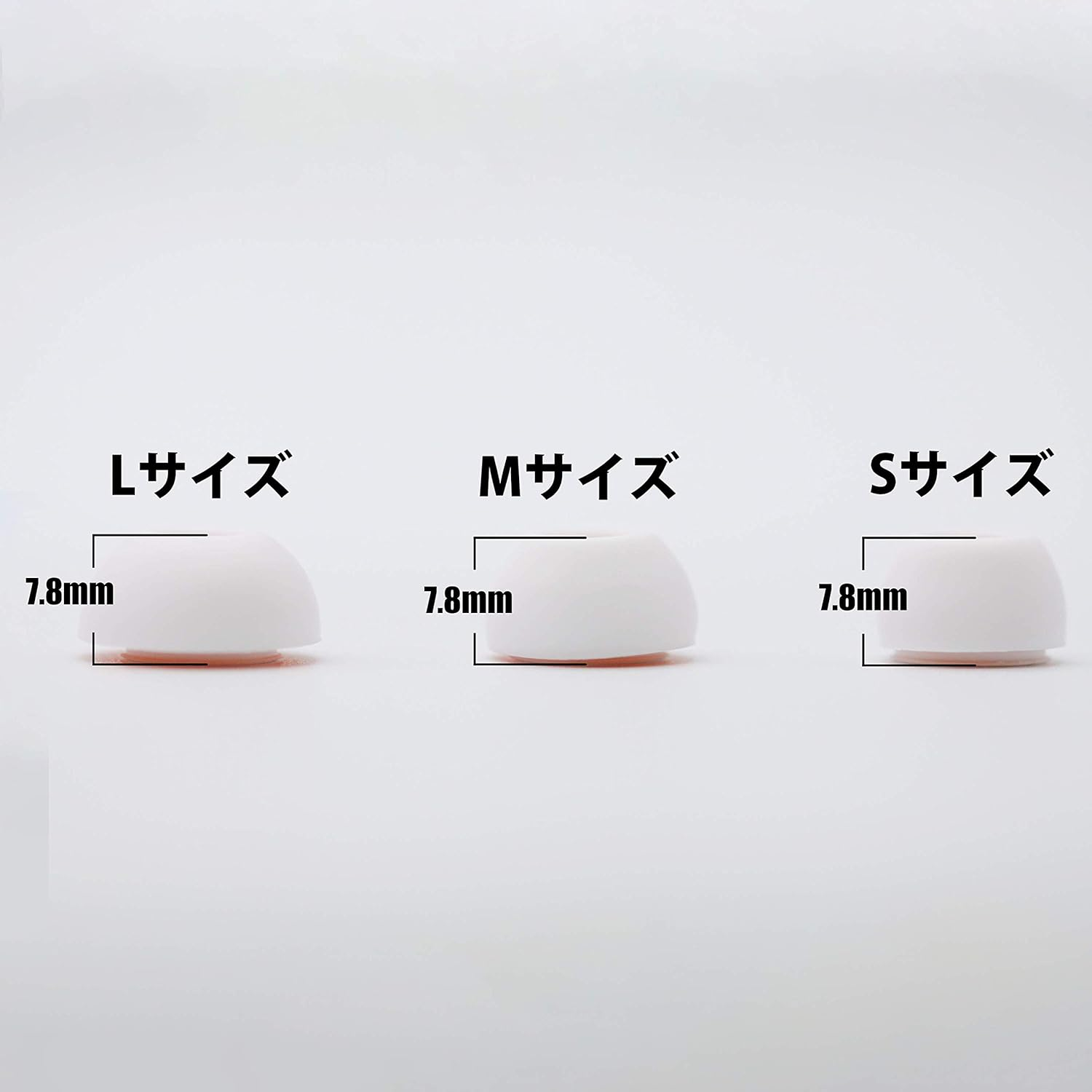 Symbio Eartips Airpods Pro Compatible, Hybrid Earpieces, S, M, L Size, 1 Pair (Noise Insulation, Improved Noise Cancellation, High Sound Quality, Fall Prevention), Symbio a (S,M,L) image number 4