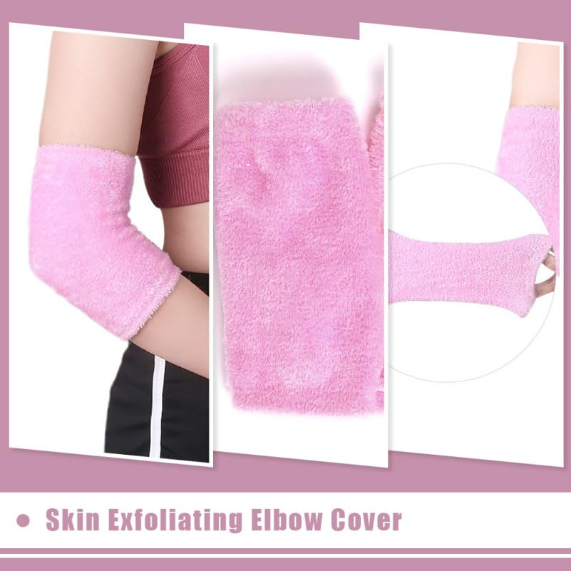 Healvian 2Pairs Skin Care Gel Elbow Cover Moisturizing Elbow Pad for Dry Skin Comfortable Exfoliating image number 1