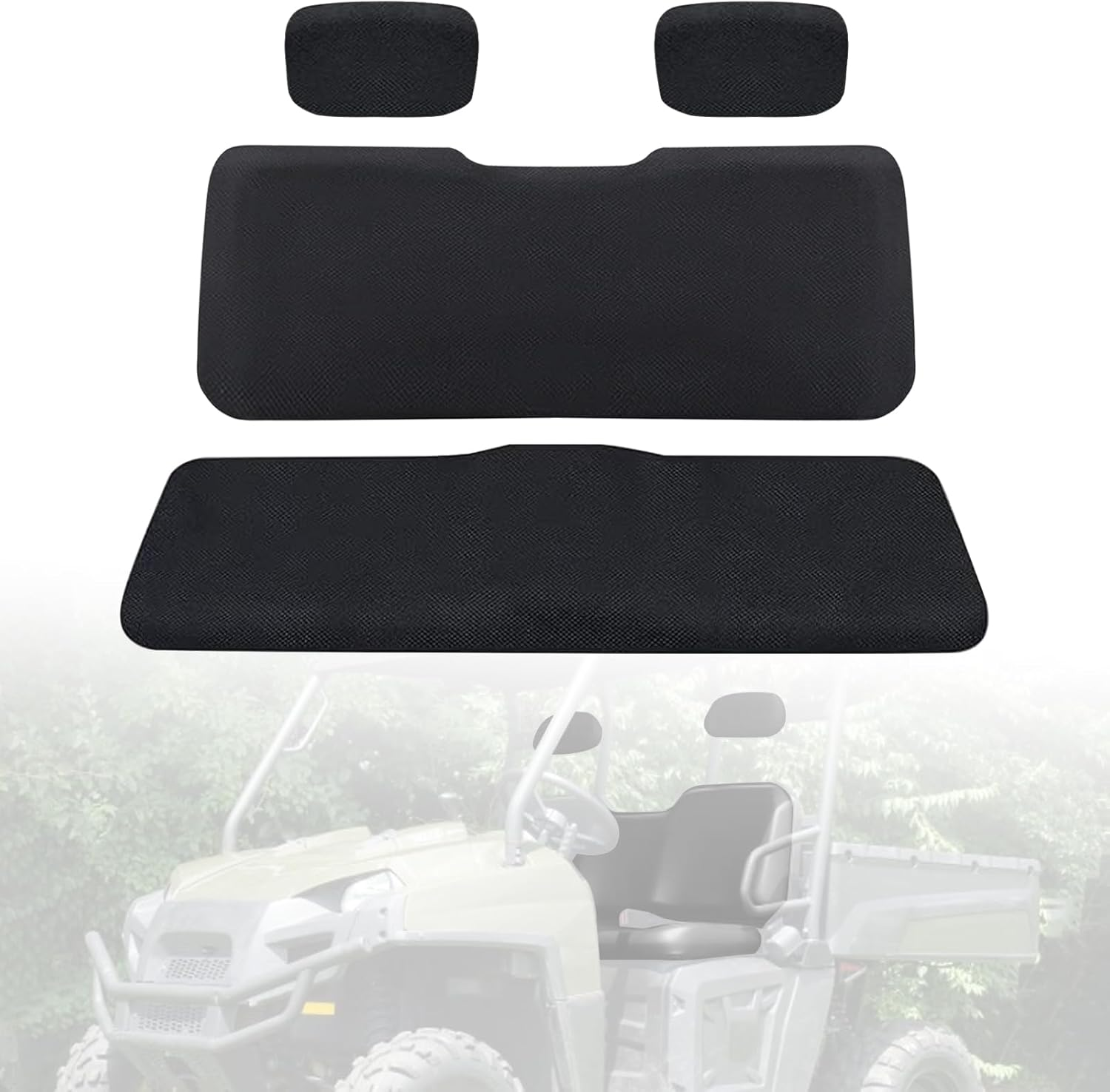 Smotrcc UTV Ranger Seat Covers Compatible with Polaris Ranger 500 700 800 2002-2008, Heavy Duty 1680D Waterproof PU Coating Ranger Seat Cover(4 PCS) image number 6