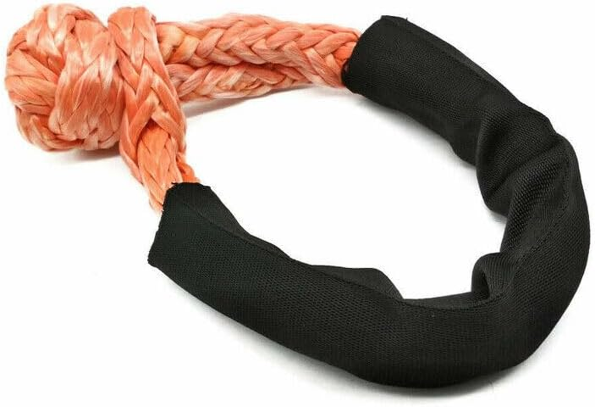 AIMALL Soft Shackle 55Cm Recovery Gear Dyneema Winch Rope 16T(16,000Kg) Heavy Duty for Off-Road and Towing