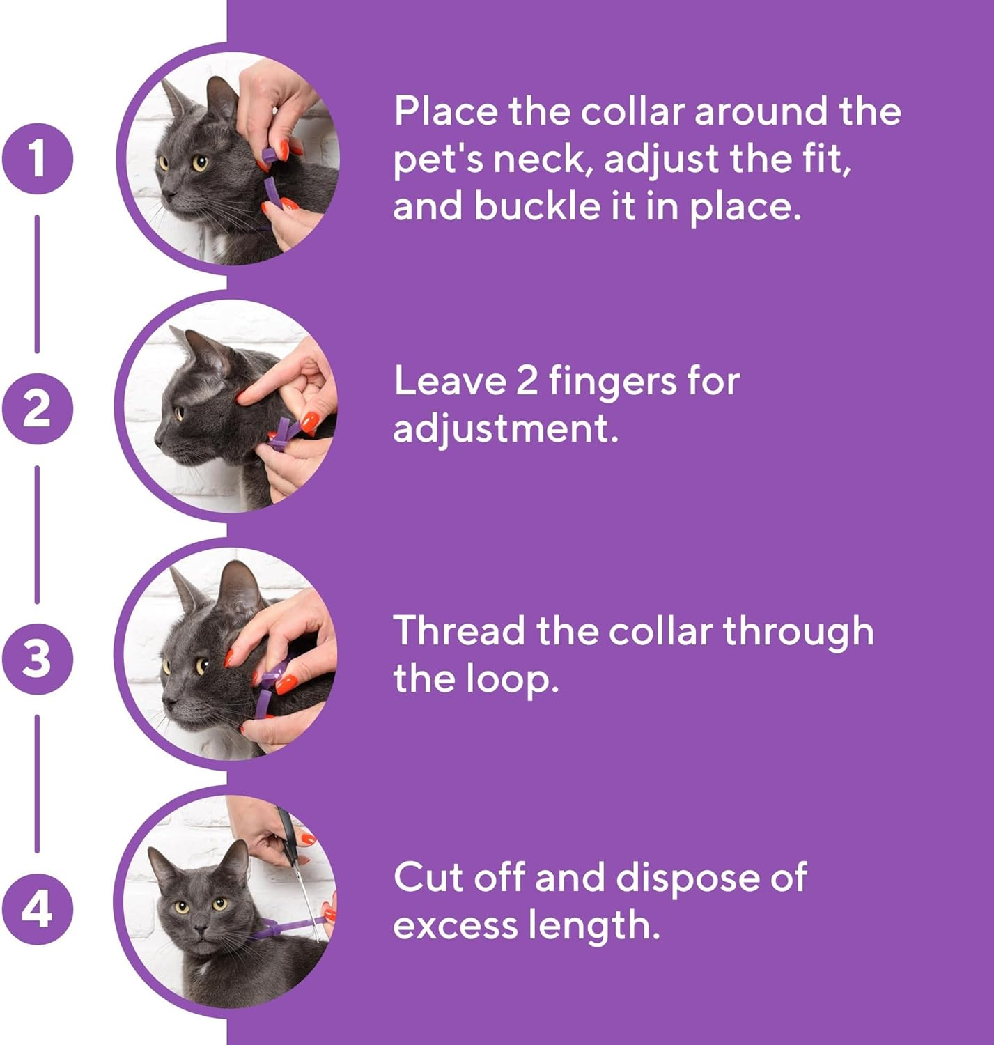 Cat Calming Collar & Pet anti Anxiety Products - Feline Calm Pheromones Collars & Cats Stress Relief - Relaxivet Comfort Helps with Pee, New Zone, Aggression, Fighting with Dogs & Other Behavior