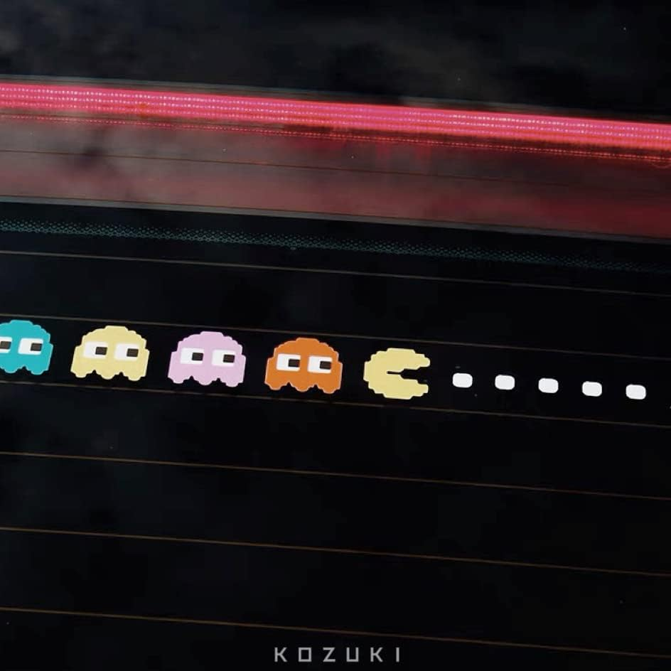 Pac Man Car Stickers Pacman Sticker for Car for Laptop Video Game Car Sticker Waterproof Vinly Pacman Decal (Doodle) image number 5