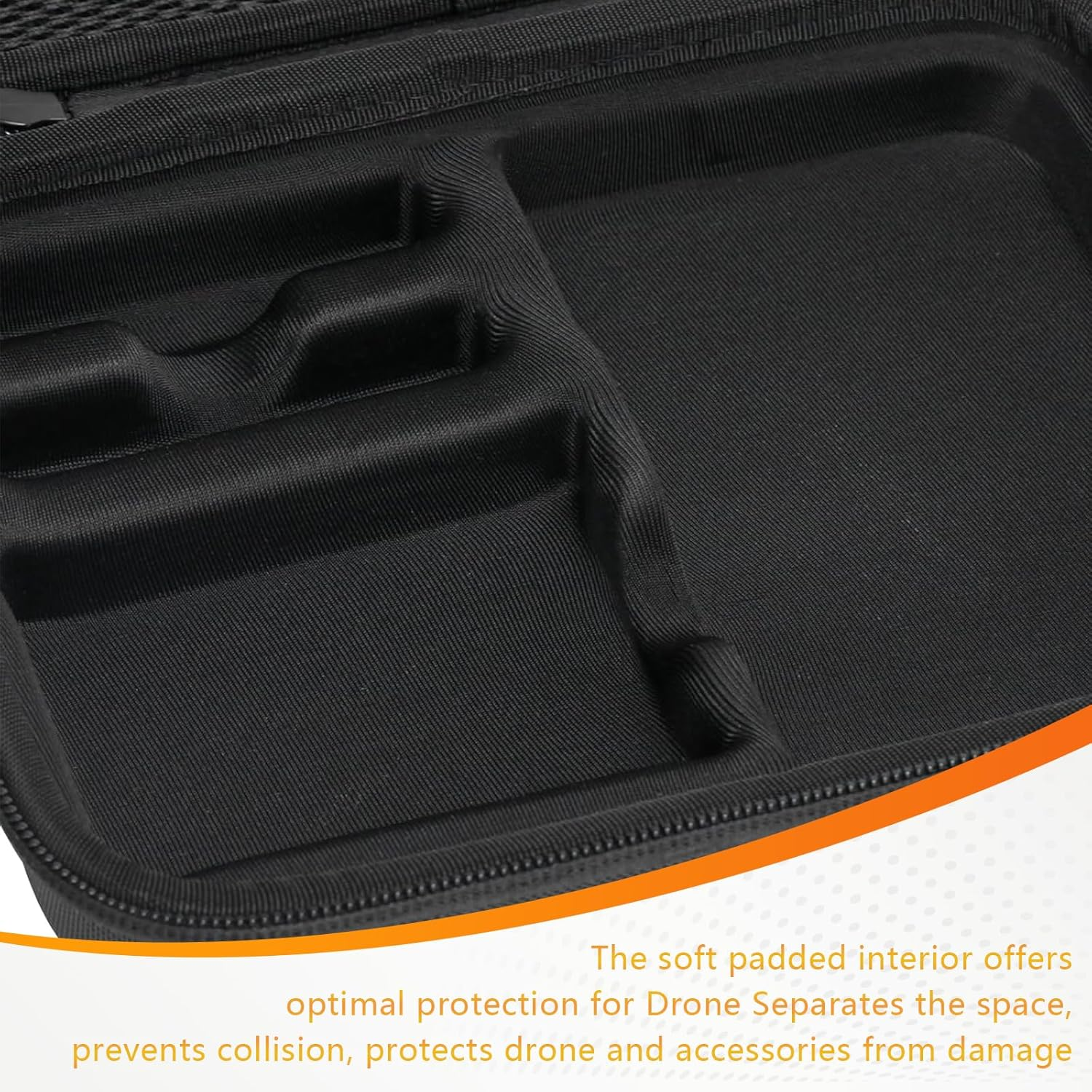 Black Camera Cases for Hoverair X1 Drone - Store Drone, Charger, and 2 Batteries - X1 Drone Bag for Hover X1 Camera Drone with Smart Hoverair X1 Case and Carrying Strap Fits Hover Air X1 Drone image number 1