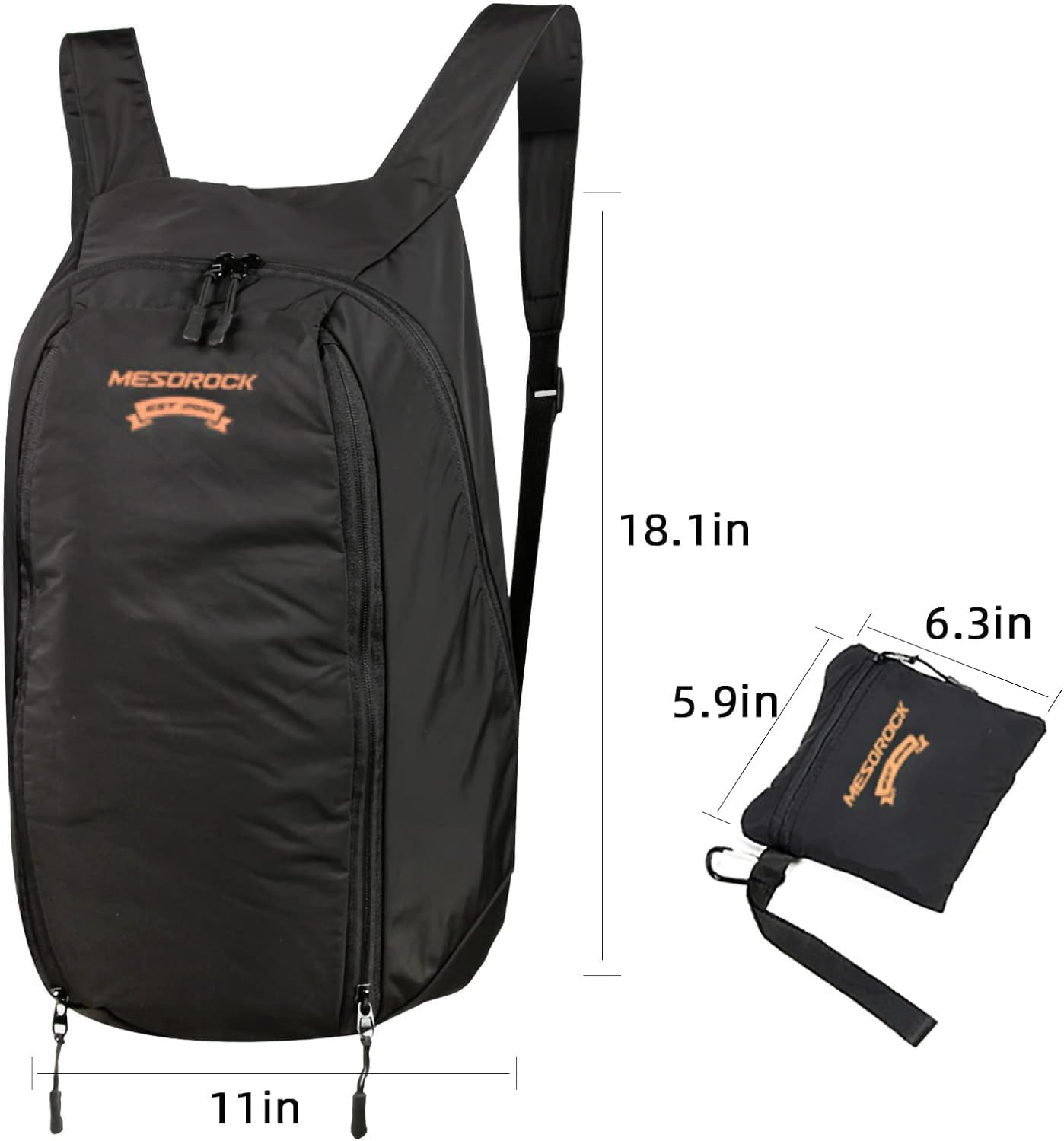 Motorcycle Helmet Backpack Foldable Large Capacity Nylon Bags Waterproof Lightweight Cycling Riding Storage Bag, Outdoor Sports Basketball Bag, Ski Helmet Bag image number 6