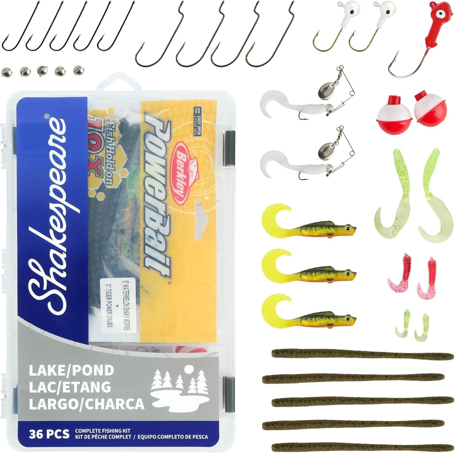 Shakespeare Catch More Fish Fishing Tackle Kit image number 5