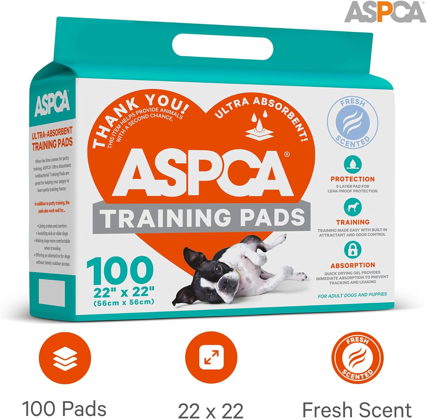 ASPCA AS62930 Dog Training Pads, Pack of 100 image number 6
