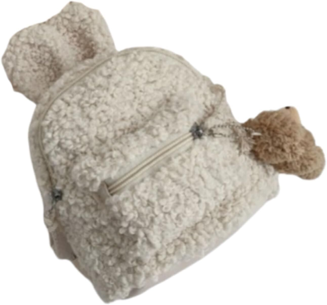 Durable Plush Bunny Childrens Backpack Built to Last Made of Plush Polyester Plush Bunny Backpack Smooth, Purple