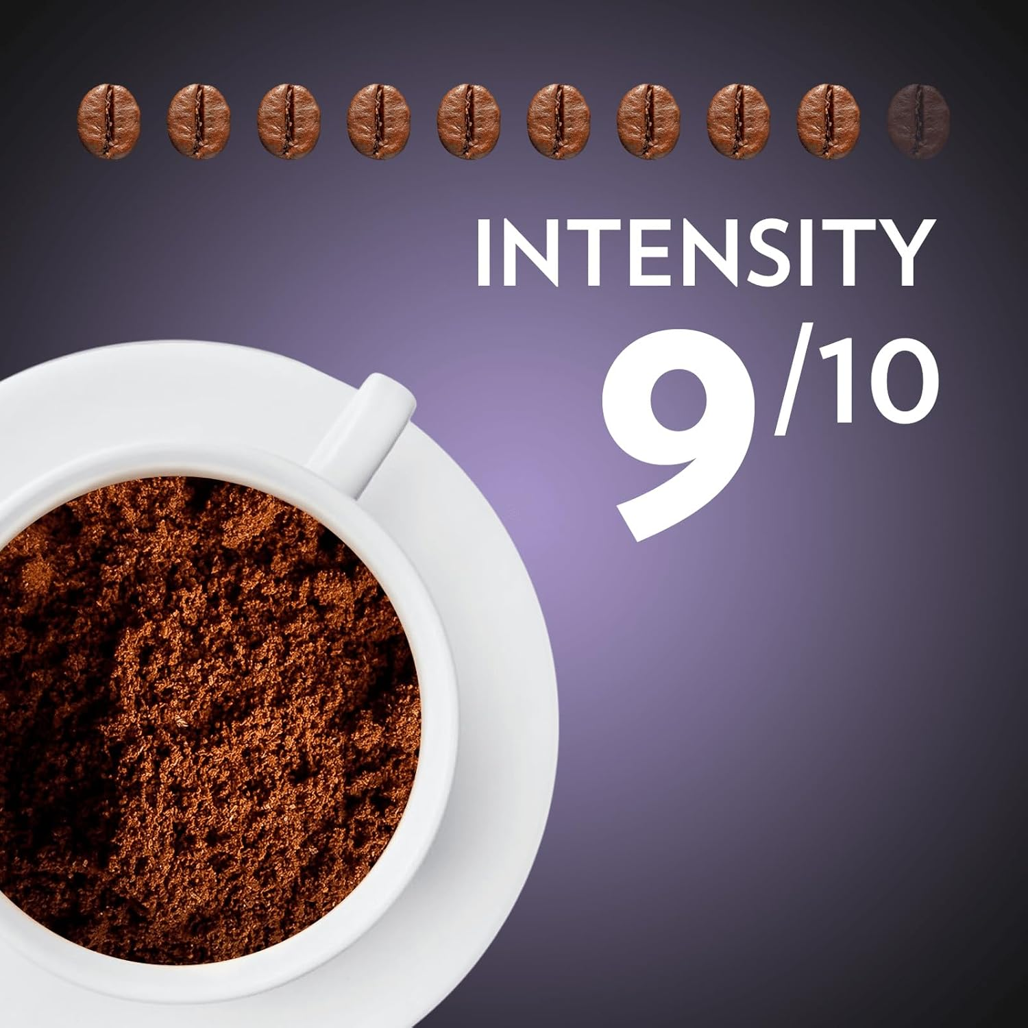 Lavazza, Espresso Barista Intenso, Coffee Ground, 1 Kg, Ideal for Moka Pots, with Aromatic Notes of Cocoa and Wood, Arabica and Robusta, Intensity 9/10, Medium Roasting, 4 X 250G