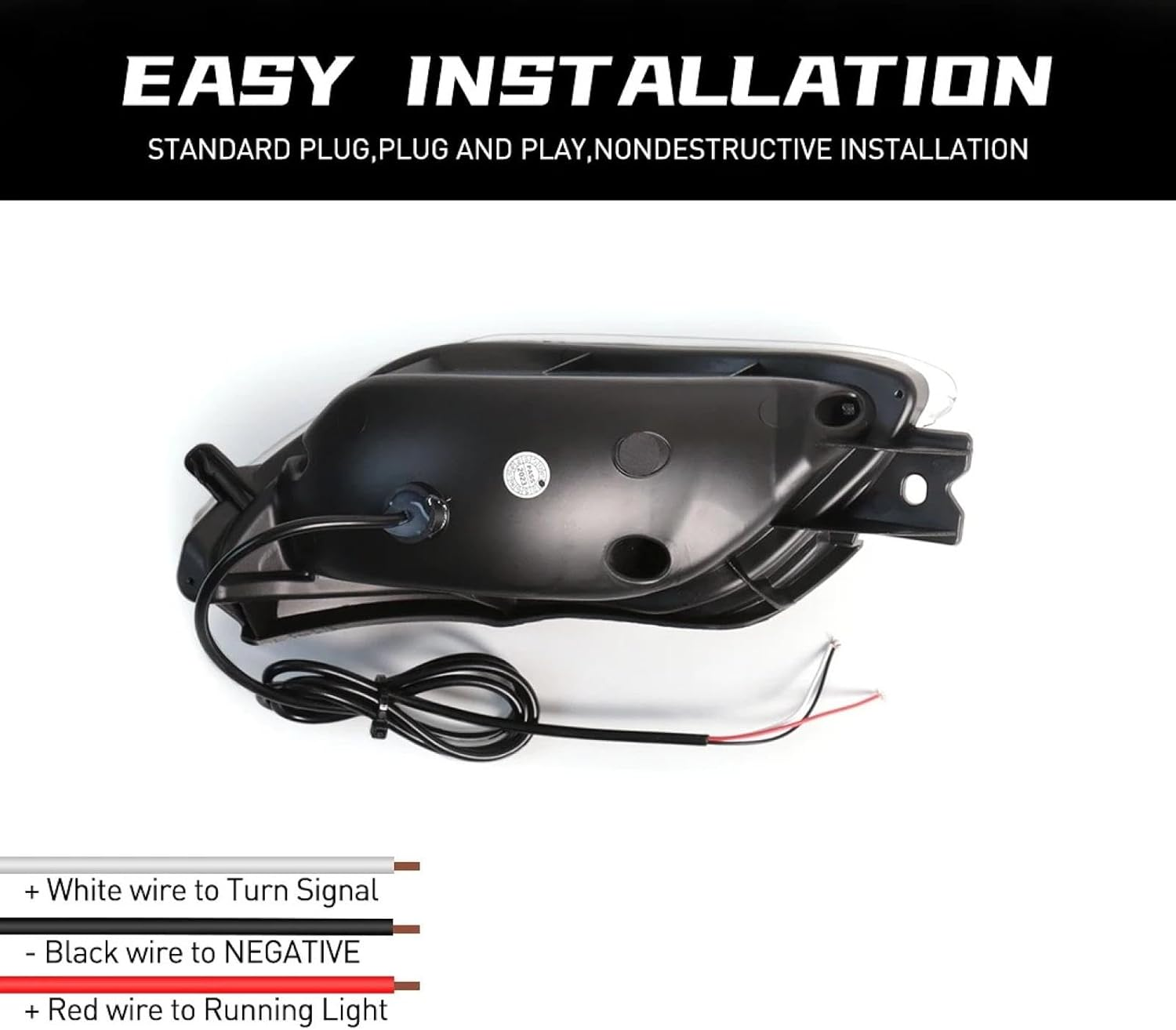 Car Fog Lights LED Rear Bumper Reflector Light for Vios 2008 2009 2010 2011 2012 2013 Start-Up Animation Lamps 12V image number 1