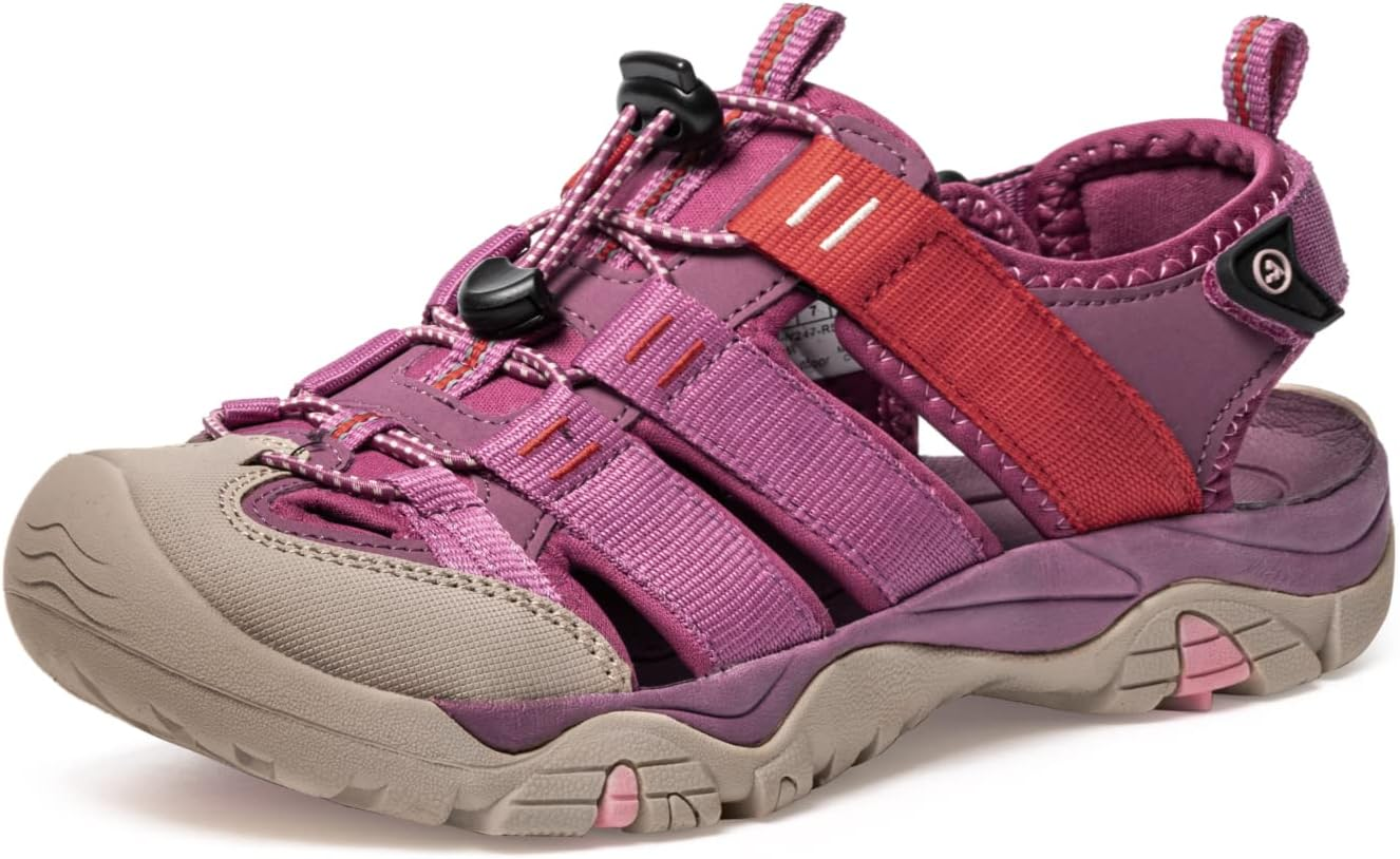 TSLA ATIKA Women Athletic Outdoor Sandal, Closed Toe Lightweight Walking Water Shoes, Summer Sport Hiking Sandals image number 1