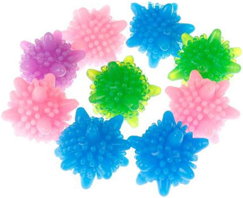 VNDEFUL 10PCS Magic Laundry Ball Household Decontamination Laundry Ball Anti-Winding Washing Ball Cleaning Ball Hedgehog Laundry Ball Solid Decontamination image number 5