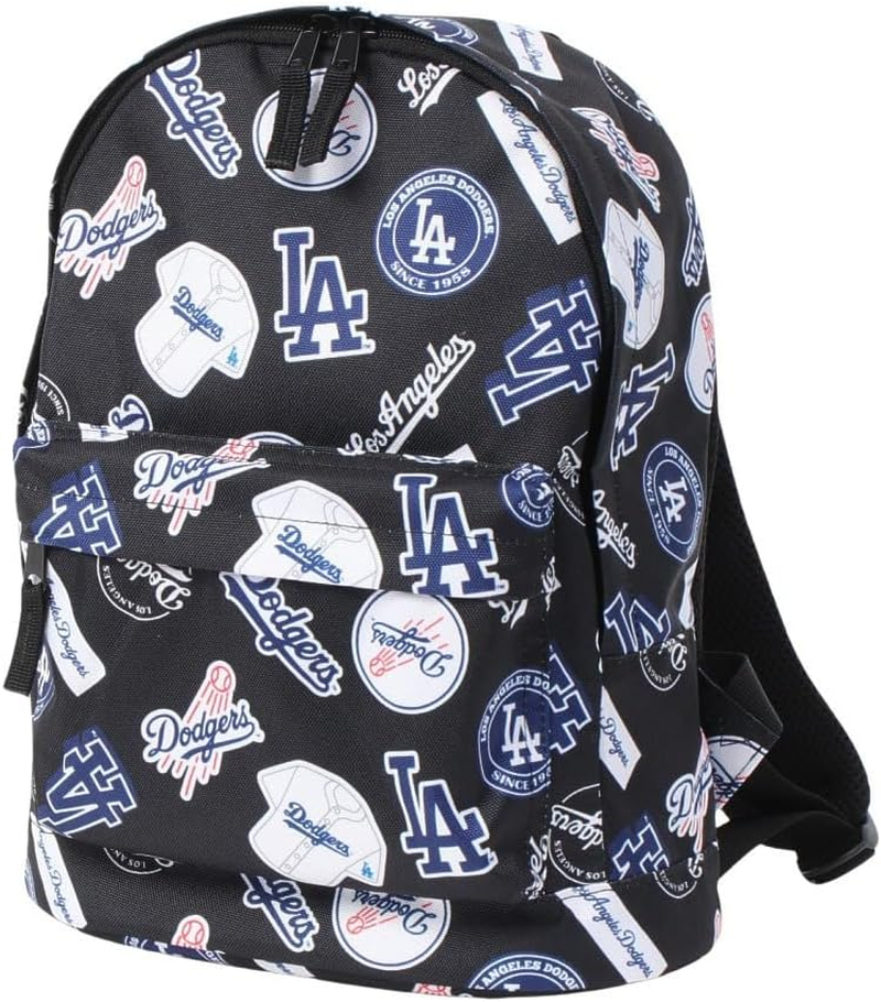 [MLB] [Major League Baseball] Kids Backpack, Allover Pattern/Dodgers, 小