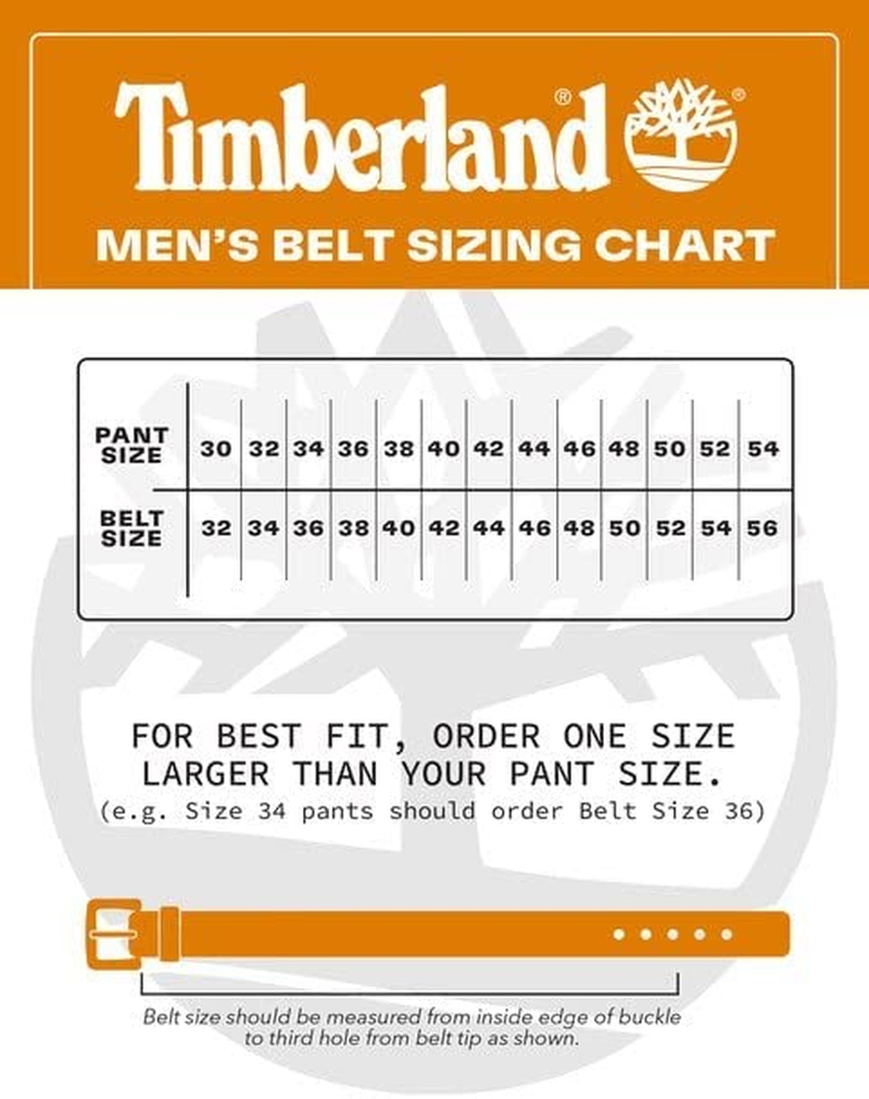 Timberland Men'S Big-Tall 38 MM Boot Leather Belt image number 1