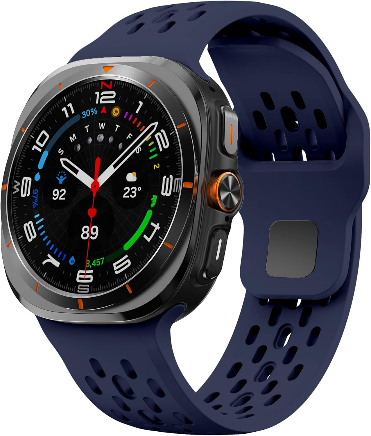 Compatible with Samsung Galaxy Watch Ultra Strap, Silicone Sport Breathable Bands for Galaxy Watch Ultra Men Women